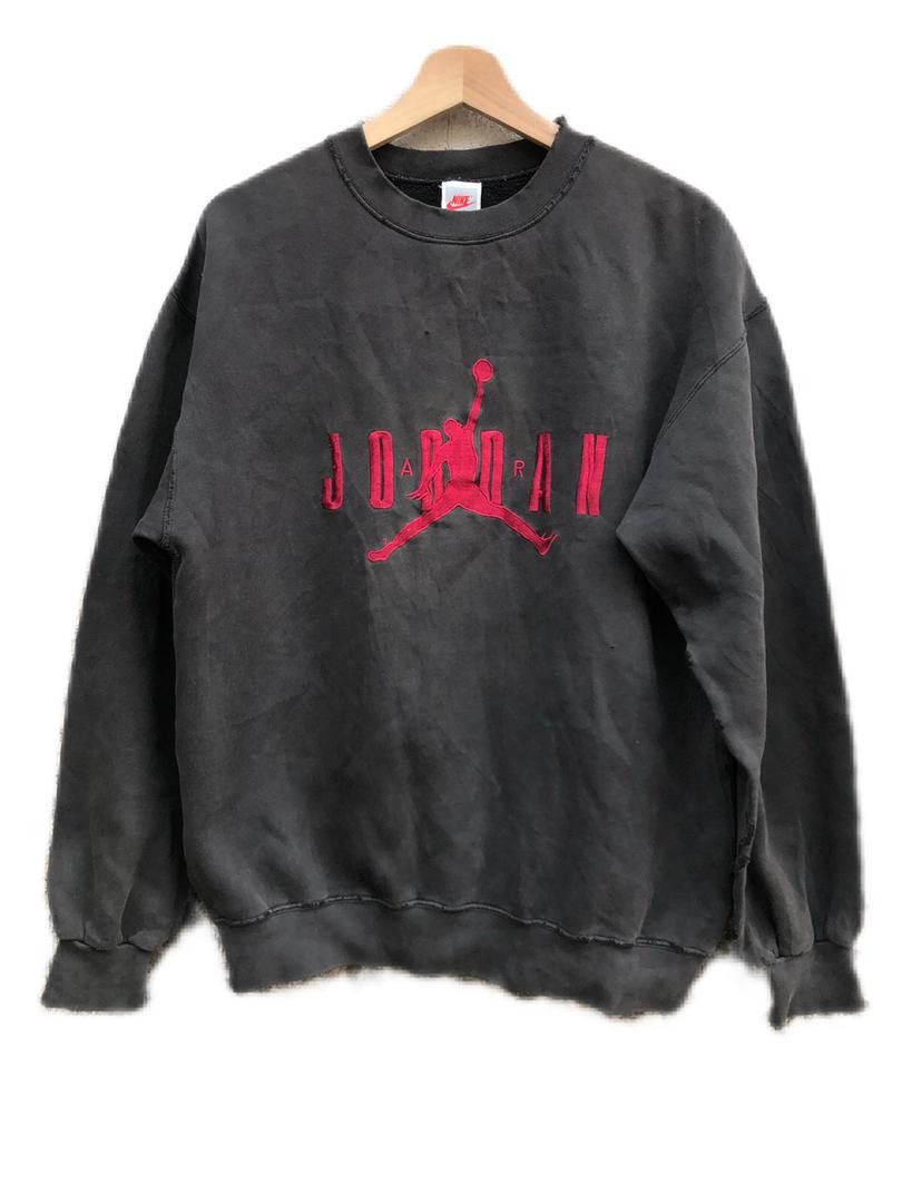 Nike × Vintage Rare‼️ Vintage 90s Nike Air Jordan Sweatshirt Distressed Size US M / EU 48-50 / 2 - 1 Thumbnail