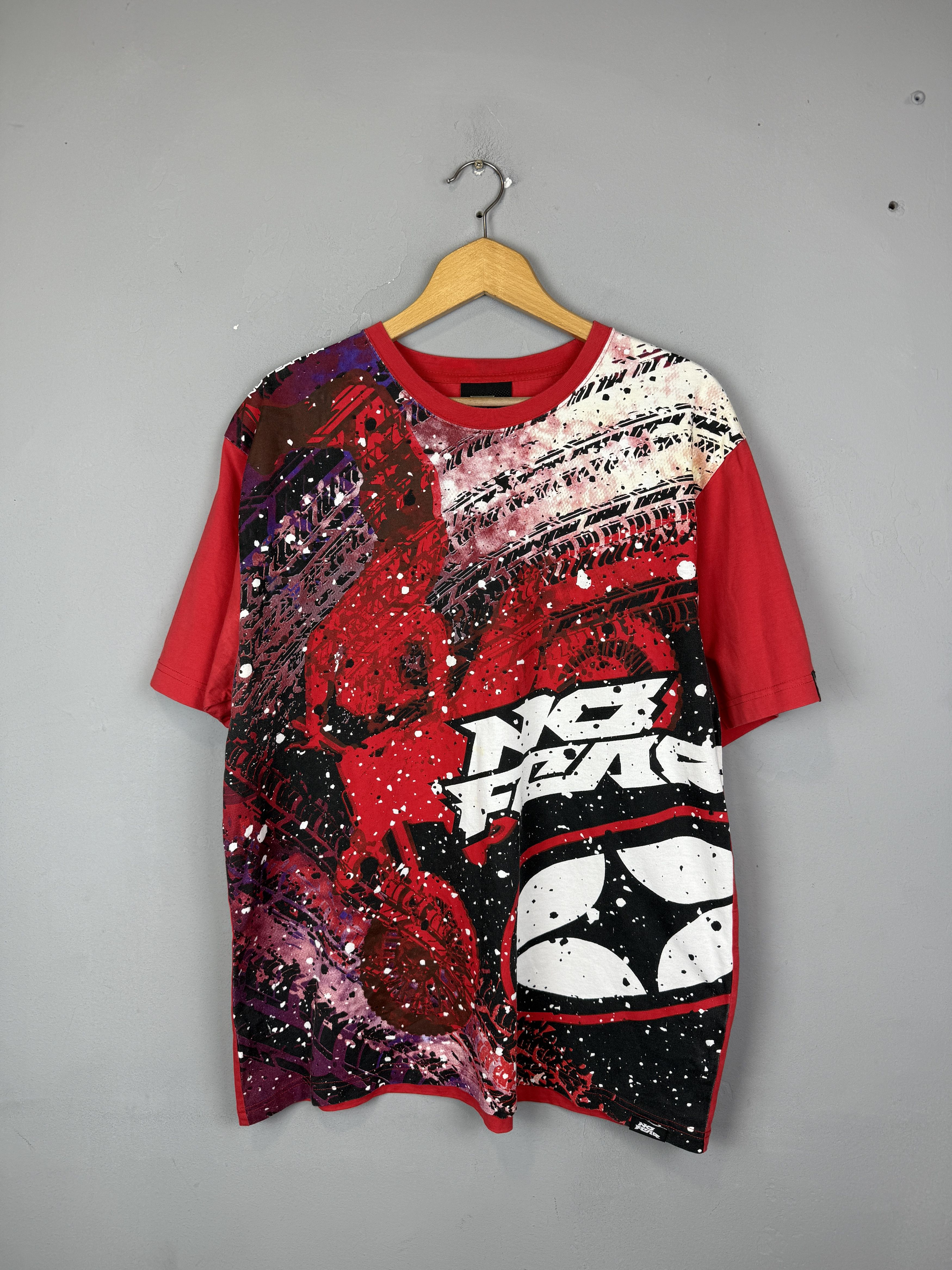 No Fear Vintage No Fear T Shirt AOP Streetwear Painted Crazy Size US XL / EU 56 / 4 - 2 Thumbnail