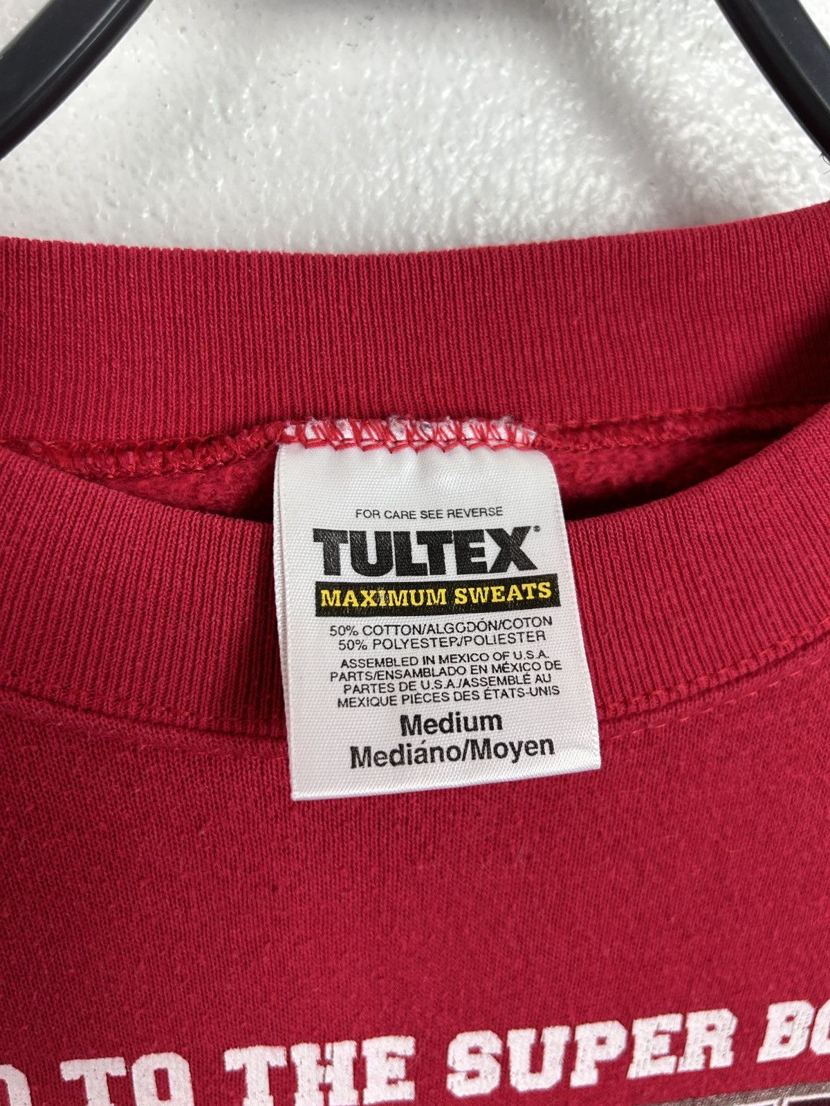 NFL 00s Vintage 2000 Super Bowl XXXIV Bucaneers Tultex Sweat Size US M / EU 48-50 / 2 - 7 Thumbnail