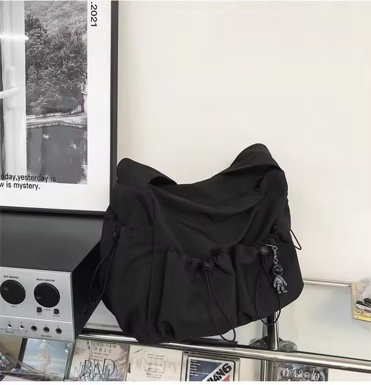 Japanese Brand × Vintage Y2K Japanese Style Tote Shoulder Canvas Bag school Size ONE SIZE - 4 Thumbnail