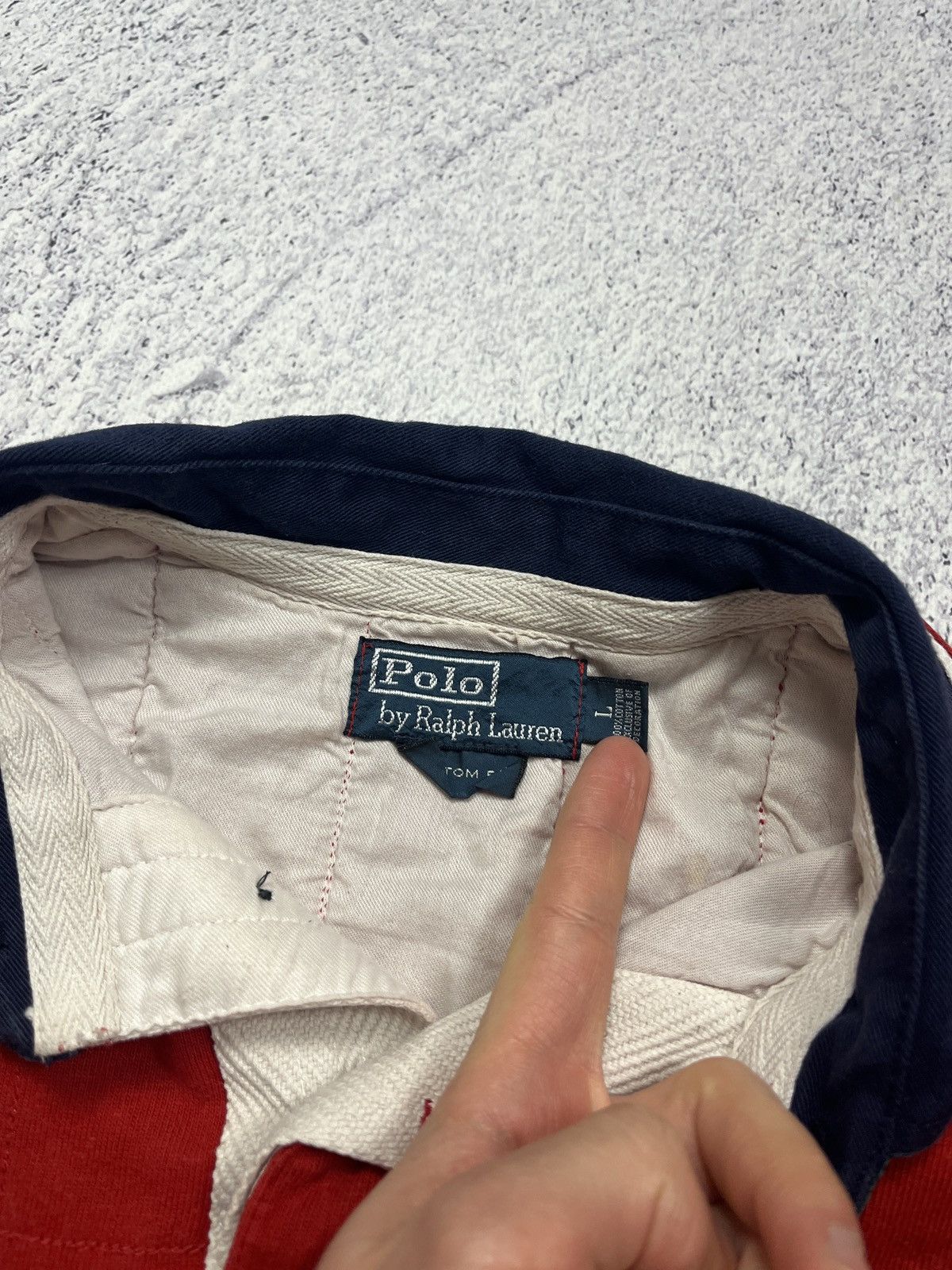 Polo Ralph Lauren Vintage Polo Ralph Lauren #3 RRL Rugby Shirt Longsleeve Y2k Size US L / EU 52-54 / 3 - 9 Thumbnail