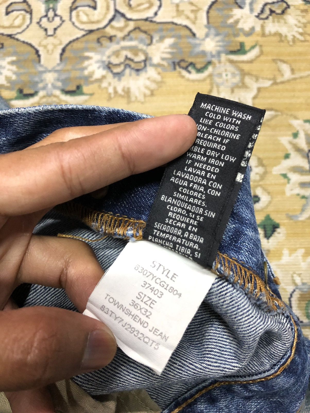 Polo Ralph Lauren RL POLO JEANS WASHED BLUE DENIM Size US 36 / EU 52 - 6 Thumbnail