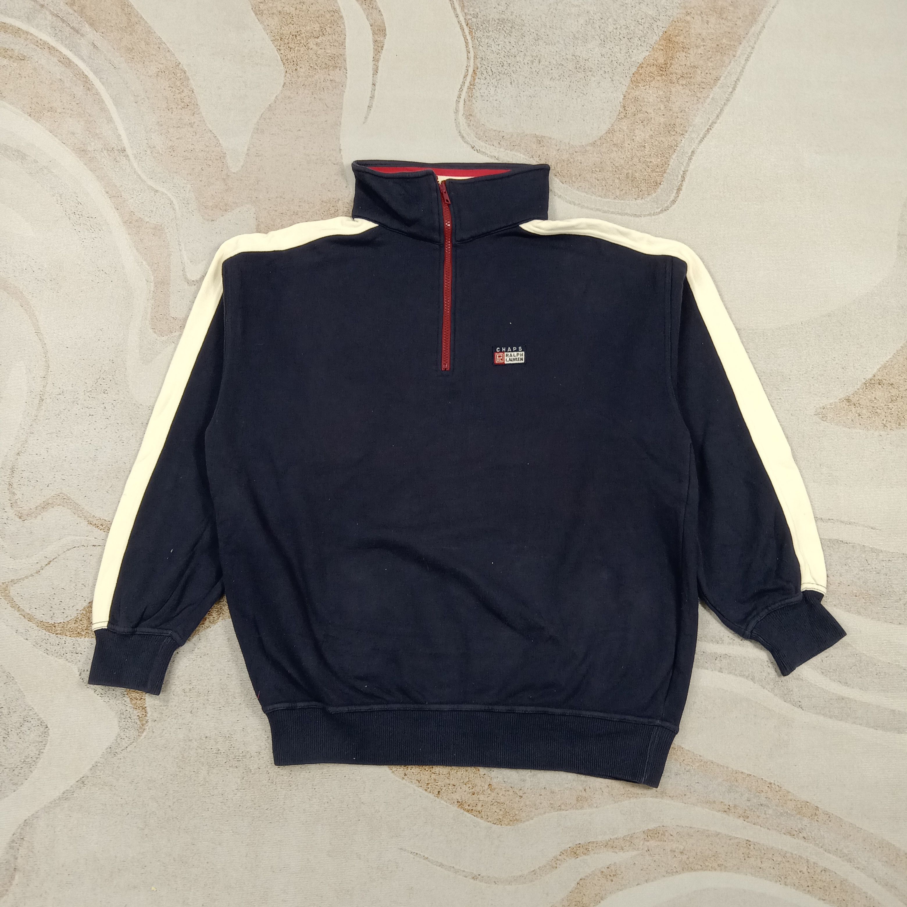 Chaps Ralph Lauren Chaps Ralph Lauren Half Zipper Sweatshirt C282N5 Size US L / EU 52-54 / 3 - 1 Thumbnail