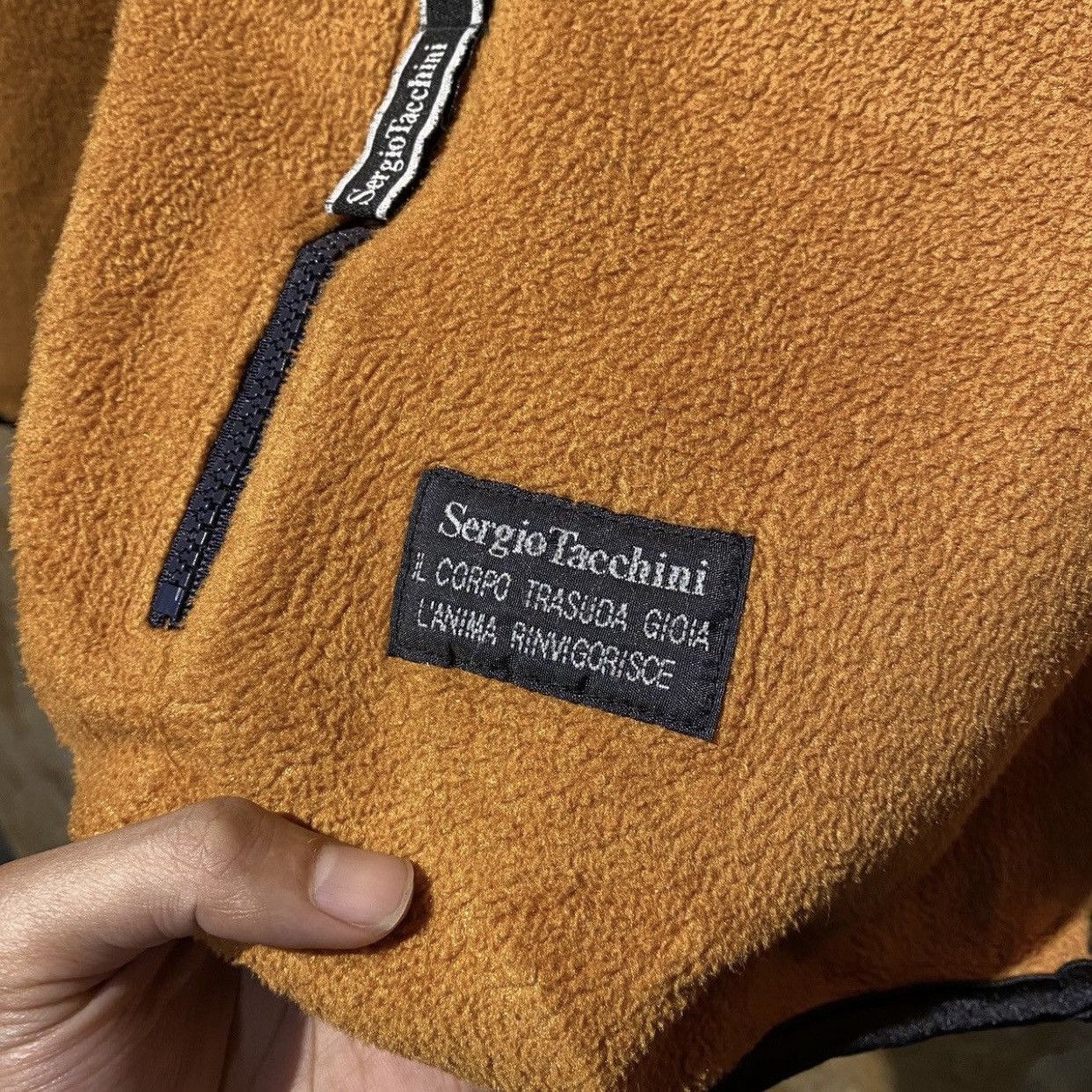 Sergio Tacchini × Vintage Vintage Sergio Tacchini Polar Fleece Jackets Malden Mills Size US XL / EU 56 / 4 - 5 Thumbnail