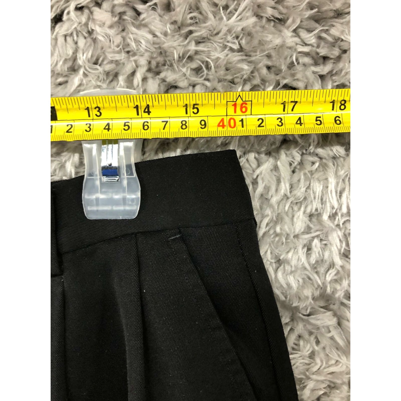 Eddie Bauer Eddie Bauer Mens Black Slack Pants 34x30 Mid Rise Straight Dress Pants Flat Front Regular Denim Cotton Solid Black Mens 34x30 Size US 34 / EU 50 - 2 Thumbnail