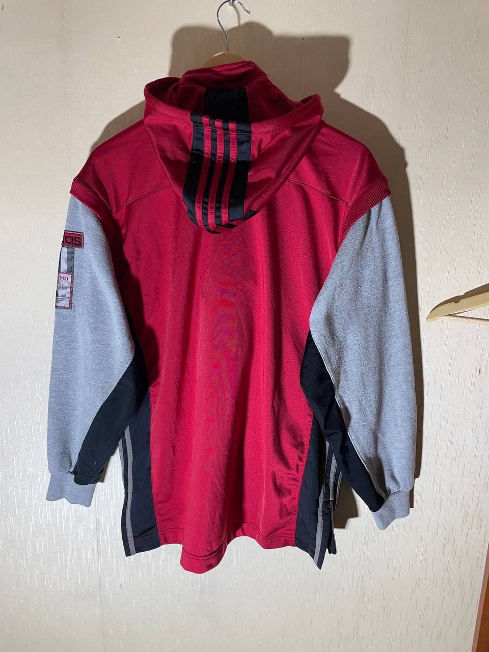 Adidas × Vintage Adidas Vintage 00s Patch Zip Up Hoodie Size US M / EU 48-50 / 2 - 9 Thumbnail