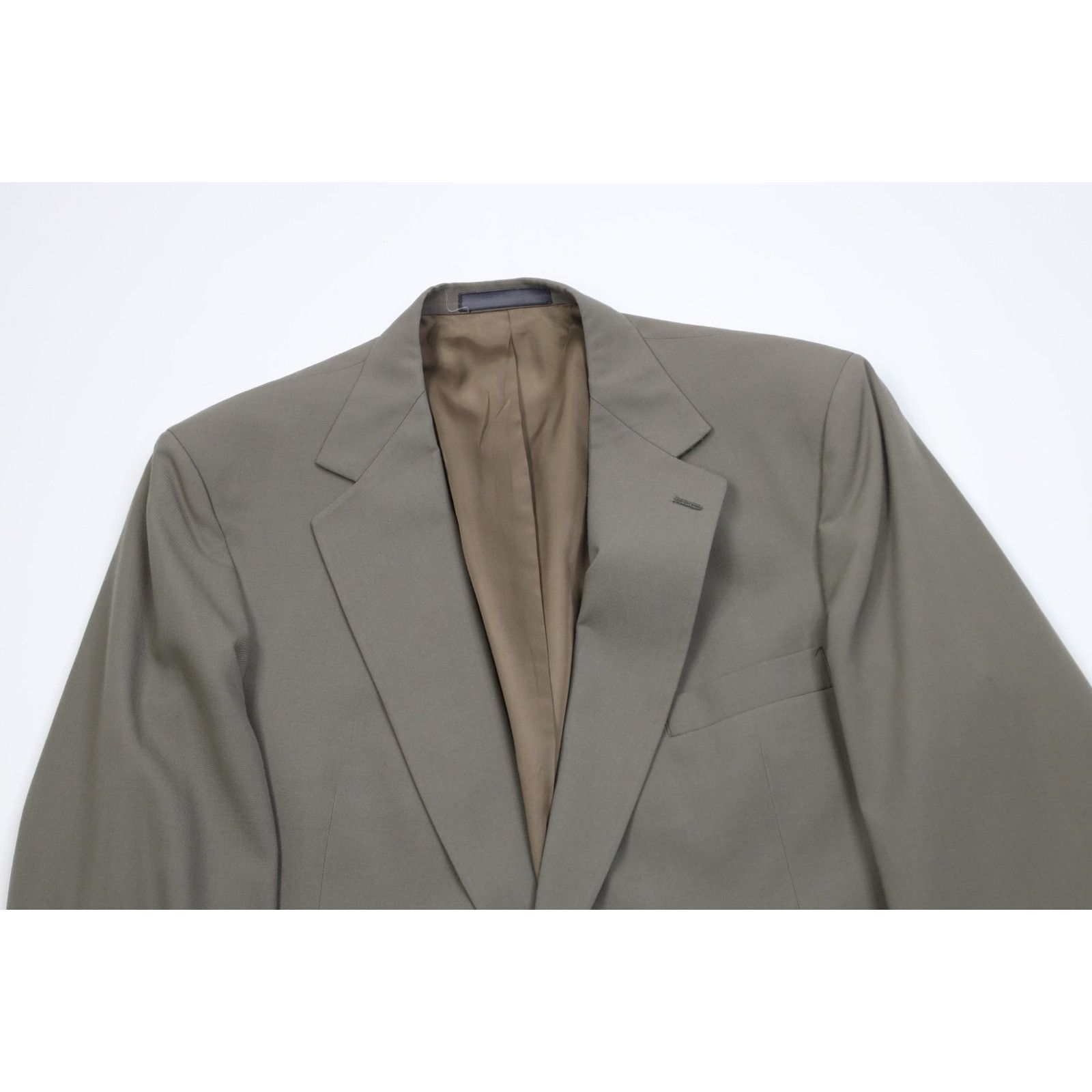 Vintage Vintage 90s Streetwear 2 Piece Wool Suit Wedding Green Size 48L - 3 Thumbnail
