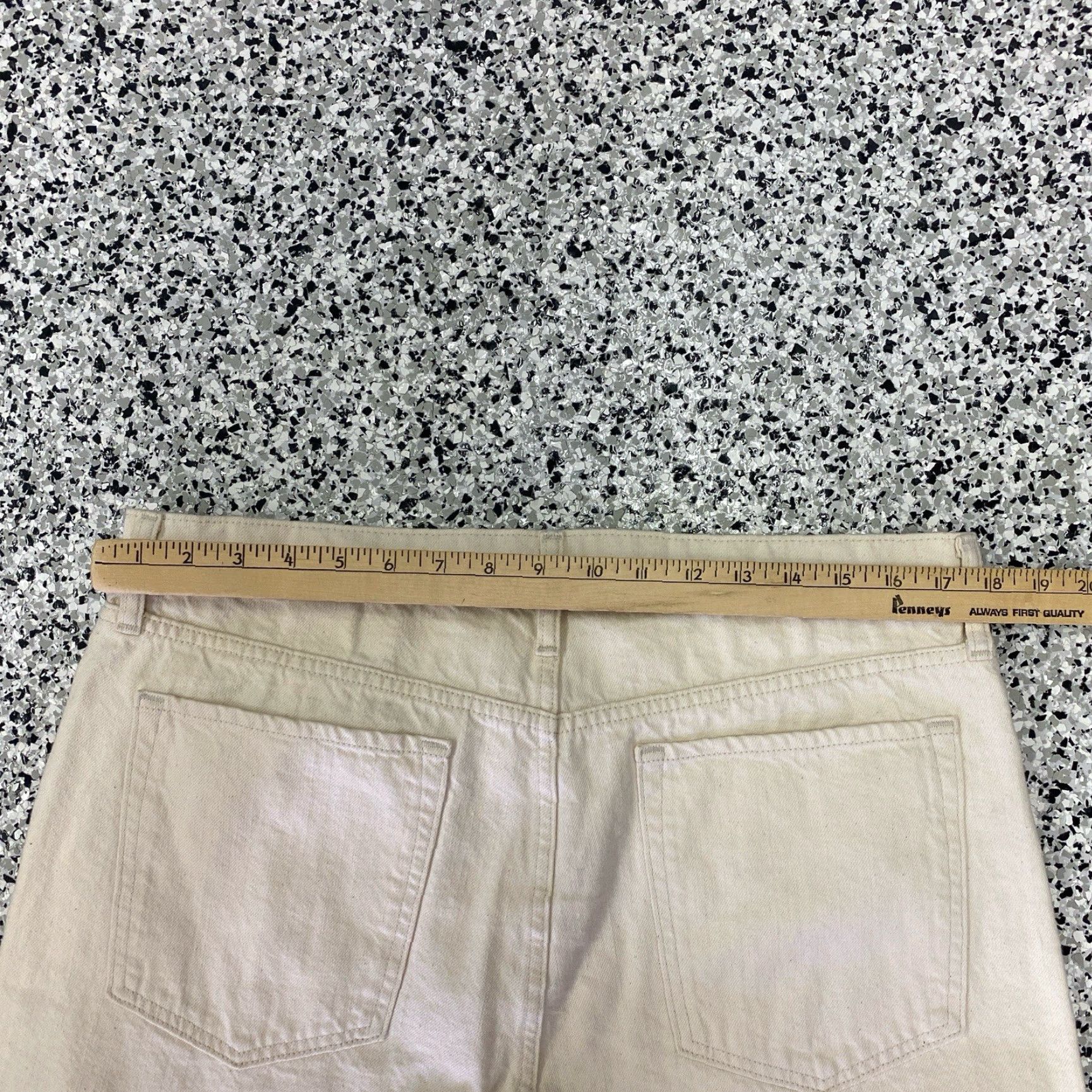Banana Republic VINTAGE? NWT Banana Republic High Rise Straight Jeans Womens 33L Ankle Length White Size 24" / US 00 / IT 34 - 5 Thumbnail