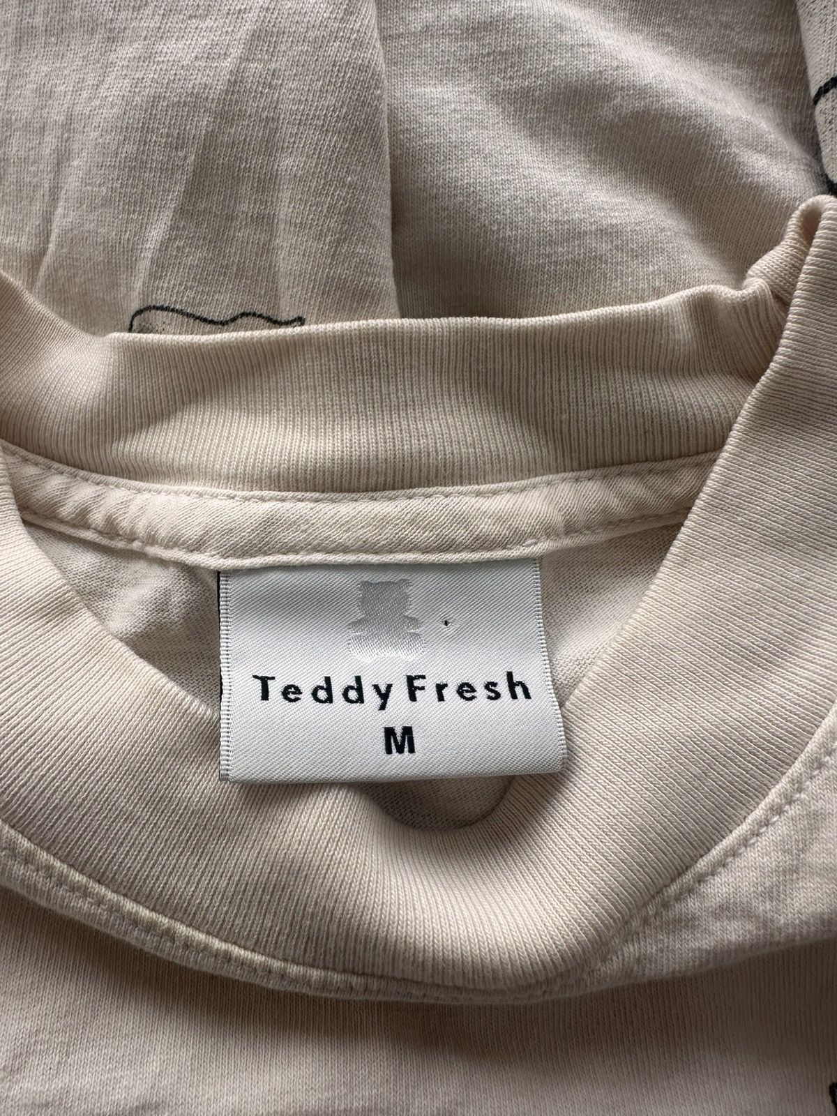 Teddy Fresh Teddy Fresh Vintage Tattoo Tee T-shirt Cream Black Unisex Size US M / EU 48-50 / 2 - 3 Thumbnail