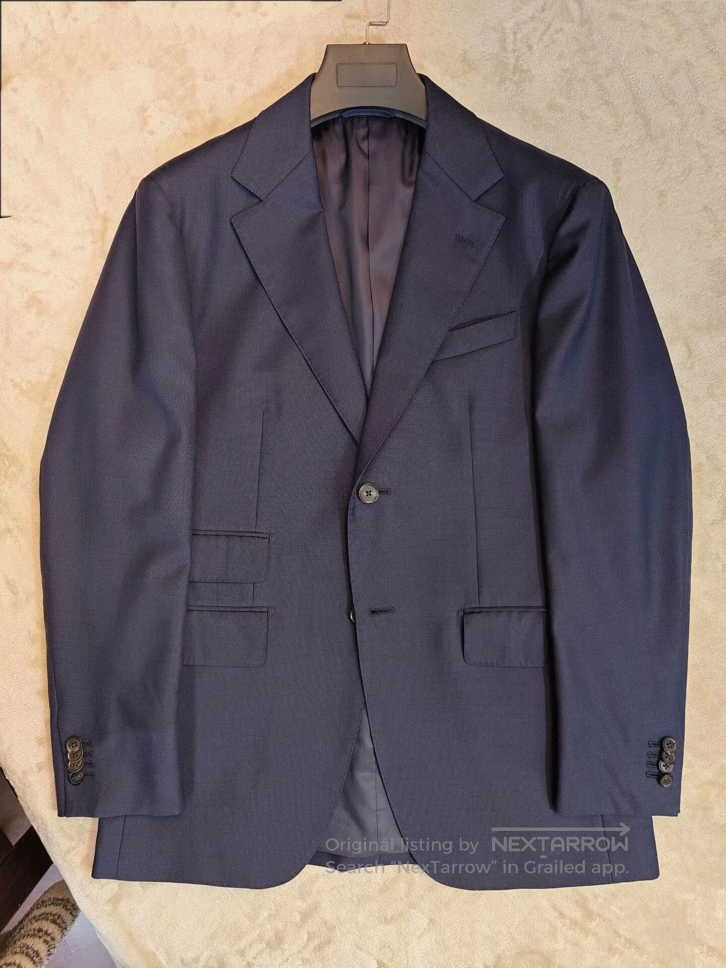 Japanese Brand Italian VBC Wool Half Canvas Blazer. Size US M / EU 48-50 / 2 - 5 Thumbnail