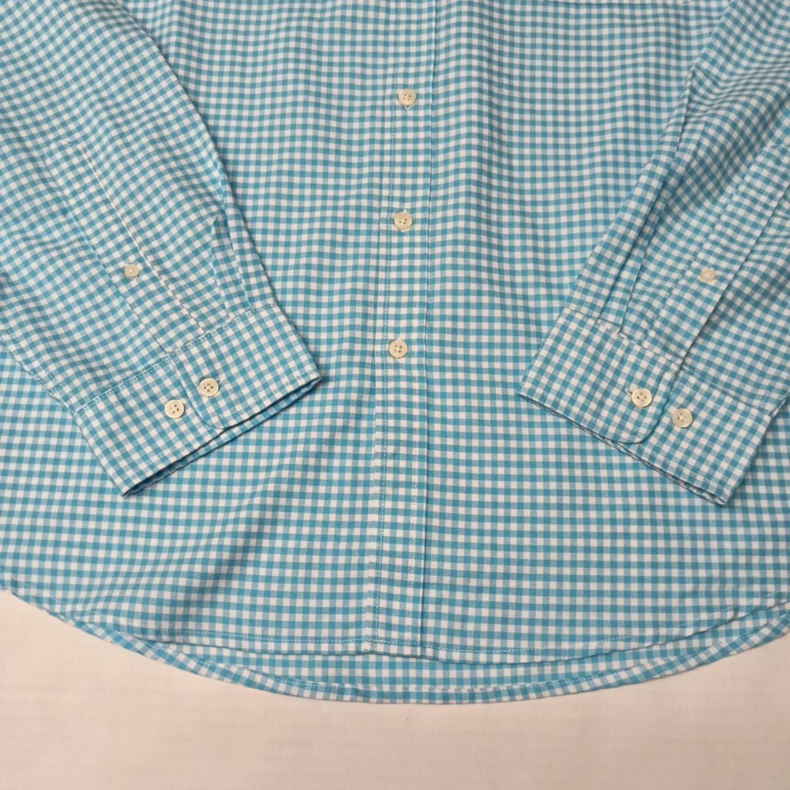 U.S. Polo Assn. U.S. Polo Assn. Woven Shirt Men 3XL River Blue White Checker Size US XXL / EU 58 / 5 - 2 Thumbnail