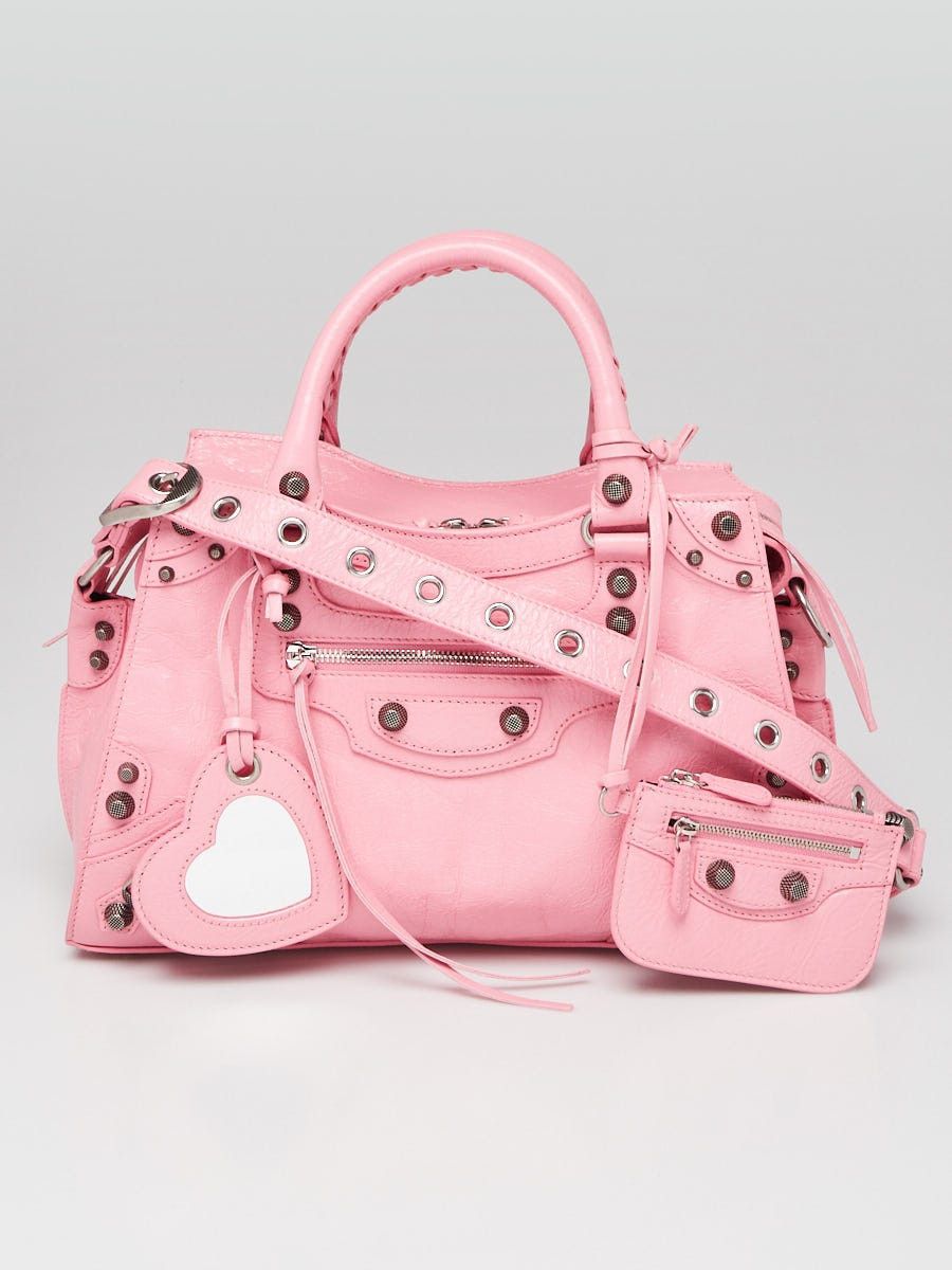 Balenciaga Neo Cagole top-handle bag in pink Size ONE SIZE - 1 Thumbnail