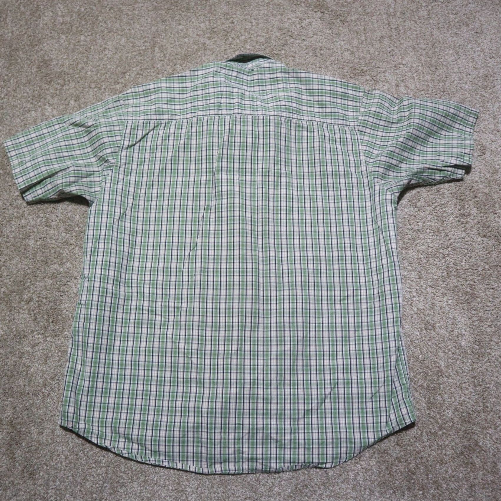 Vintage Ivy Crew Shirt Mens L Green Plaid Checkered Button-Down Short Sleeve Vintage No Size US L / EU 52-54 / 3 - 7 Thumbnail