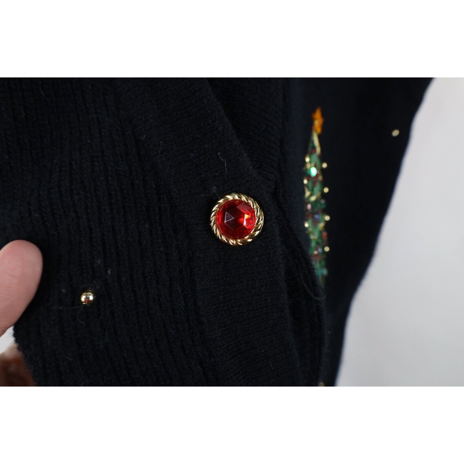 Vintage Vintage 90s Streetwear Lambswool Angora Christmas Sweater Size L / US 10 / IT 46 - 8 Thumbnail