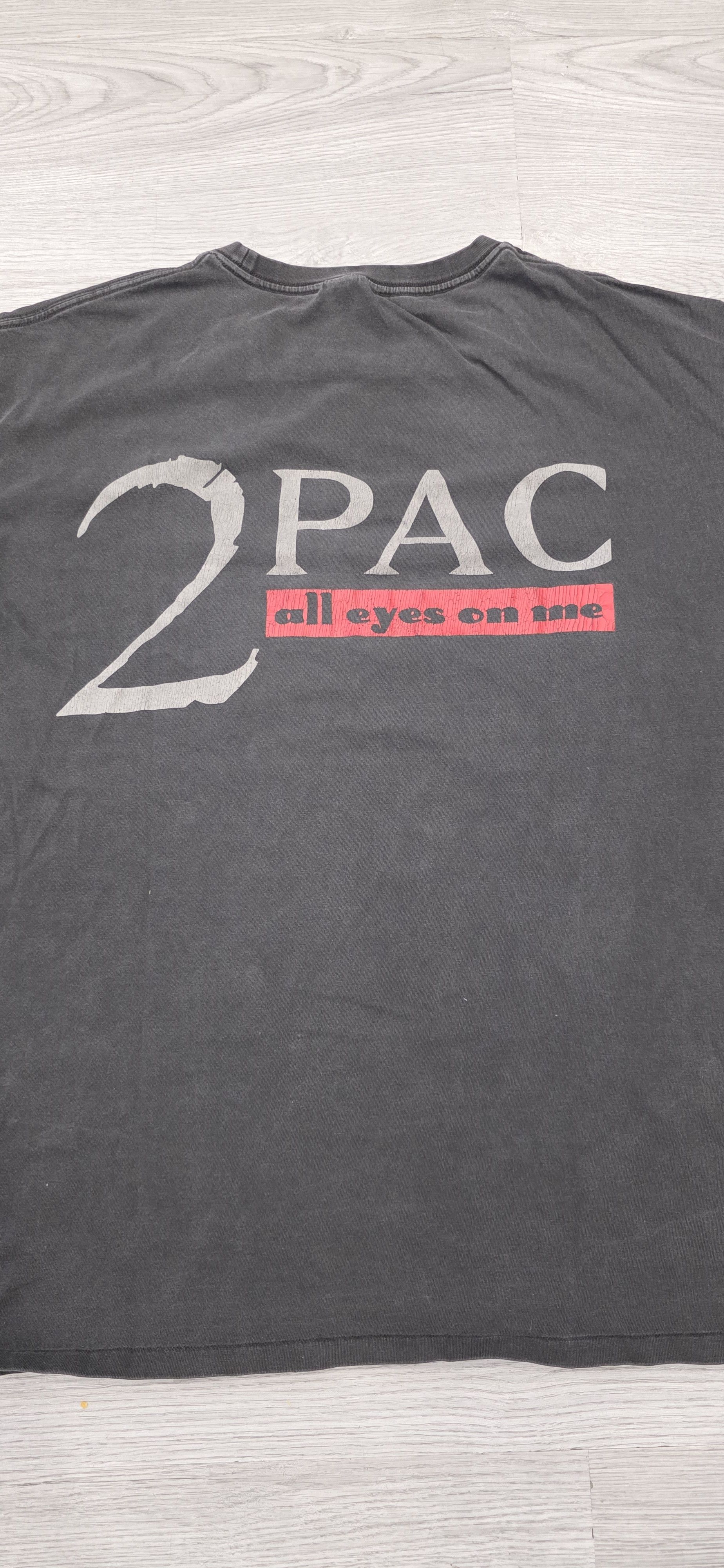 Rap Tees Vintage 90's tupac ALL EYES ON ME Size US XL / EU 56 / 4 - 9 Thumbnail