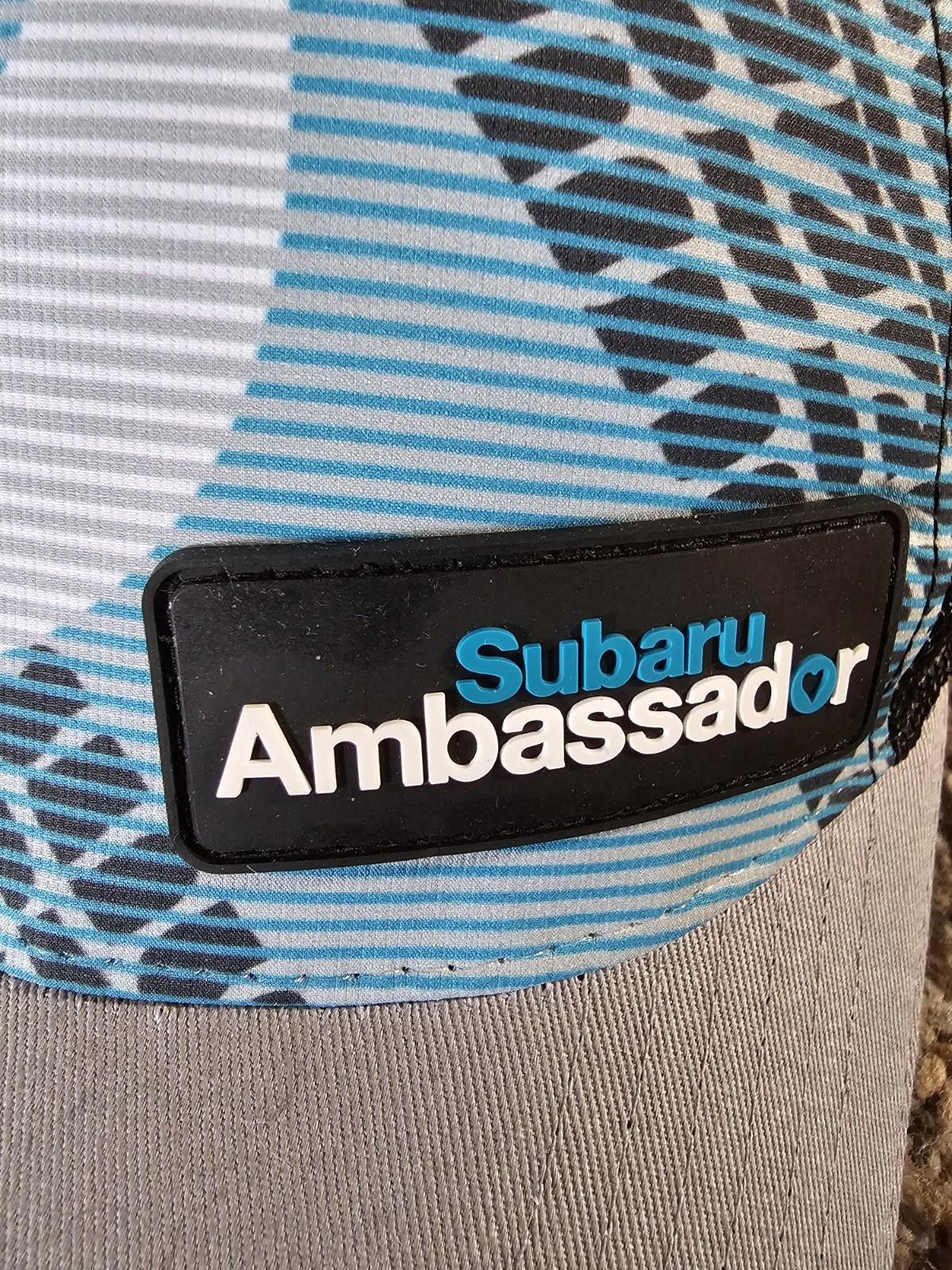 Designer Subaru Ambassador Mesh Strapback Truckers Hat Cap Blue Grey Size ONE SIZE - 3 Thumbnail