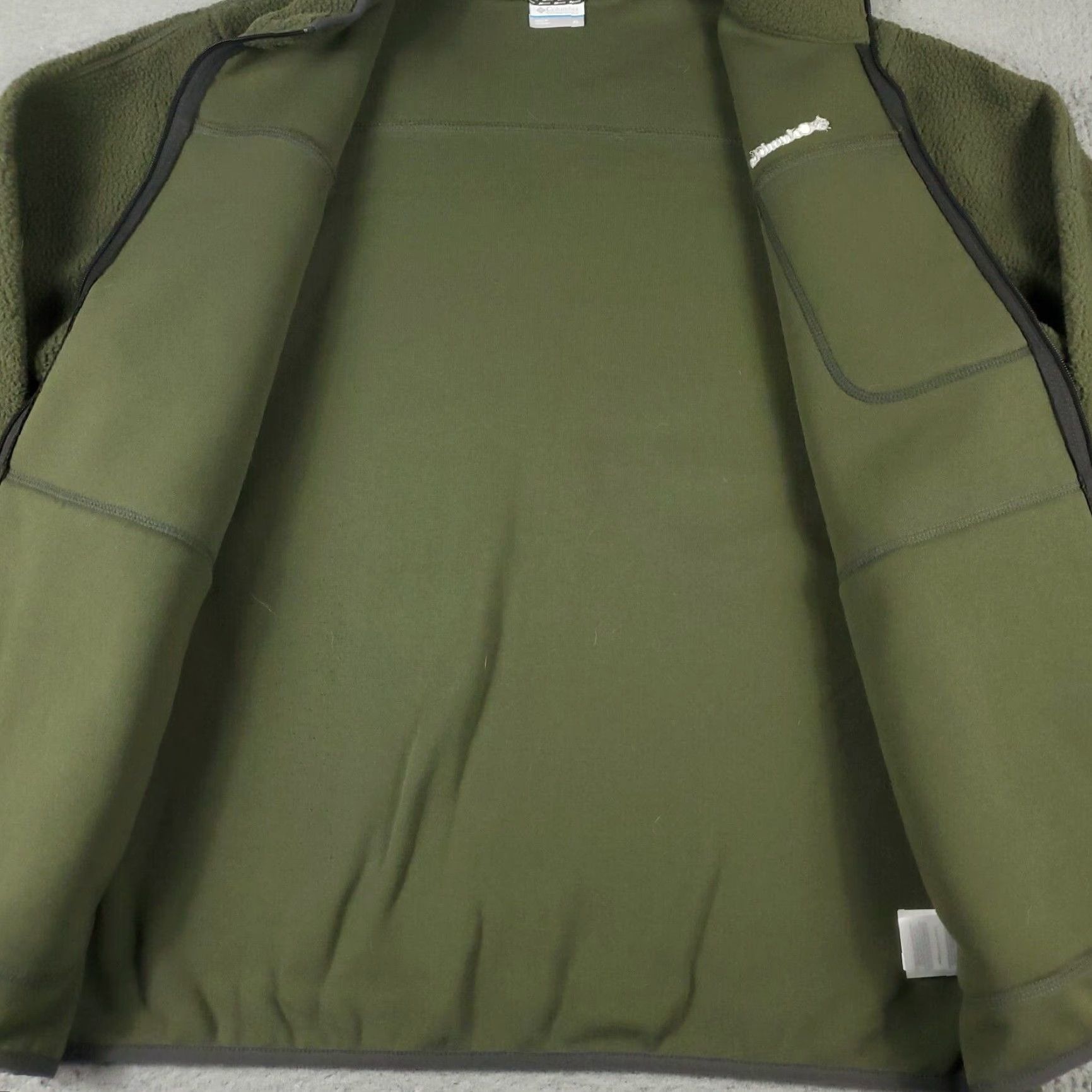 Vintage Columbia Sweater Full Zip Mens XL Green Fleece Outdoors Mock Neck Size US XL / EU 56 / 4 - 5 Thumbnail