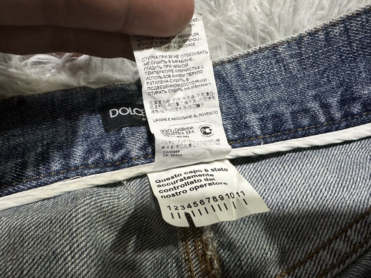 Dolce & Gabbana 🔥Sick Y2K Dolce & Gabbana Shorts Denim Distressed Size US 34 / EU 50 - 9 Thumbnail