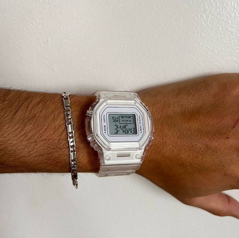 Jewelry × Vintage y2k 2000s vintage retro style transparent digital watch Size ONE SIZE - 3 Thumbnail