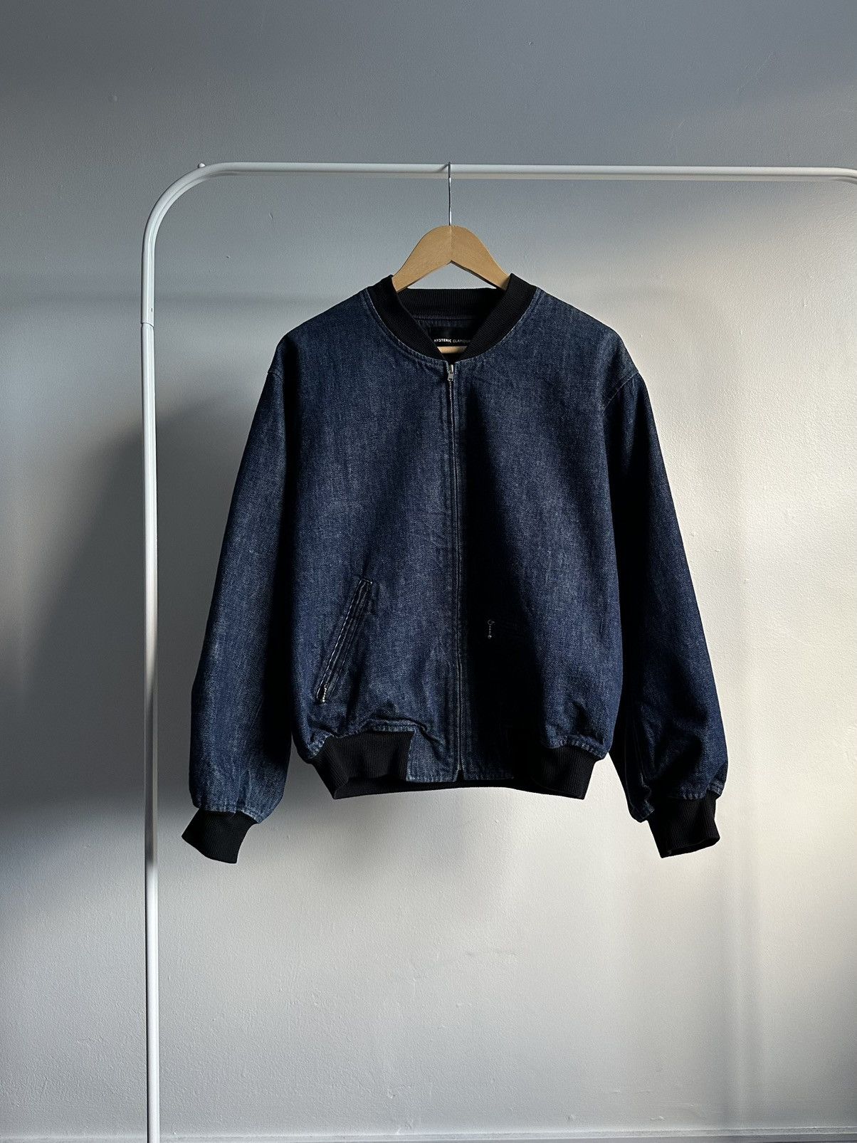 Hysteric Glamour Hysteric Glamour Flower Graphic Denim Bomber Jacket Size US M / EU 48-50 / 2 - 4 Thumbnail