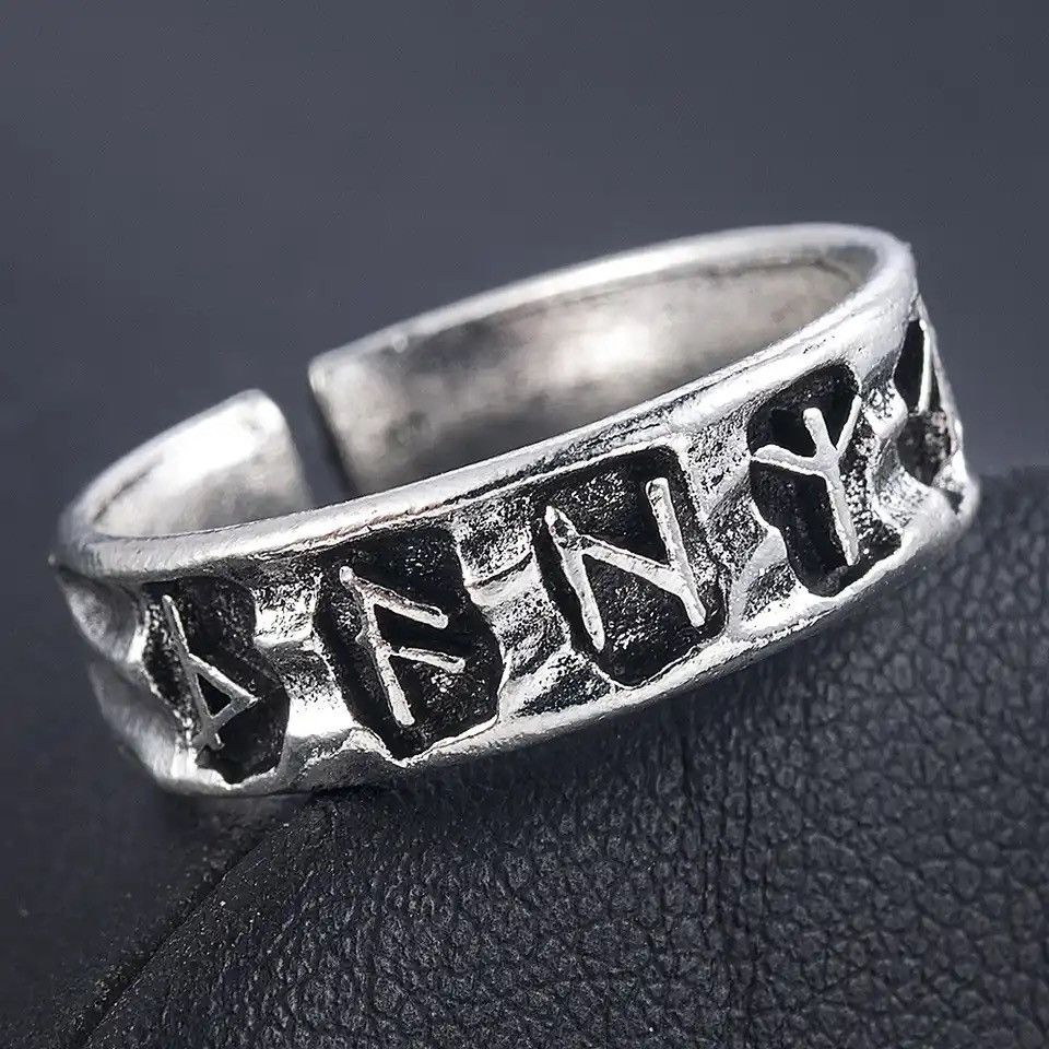Other Odin Norse Viking Amulet Adjustable Ring Size ONE SIZE - 1 Thumbnail