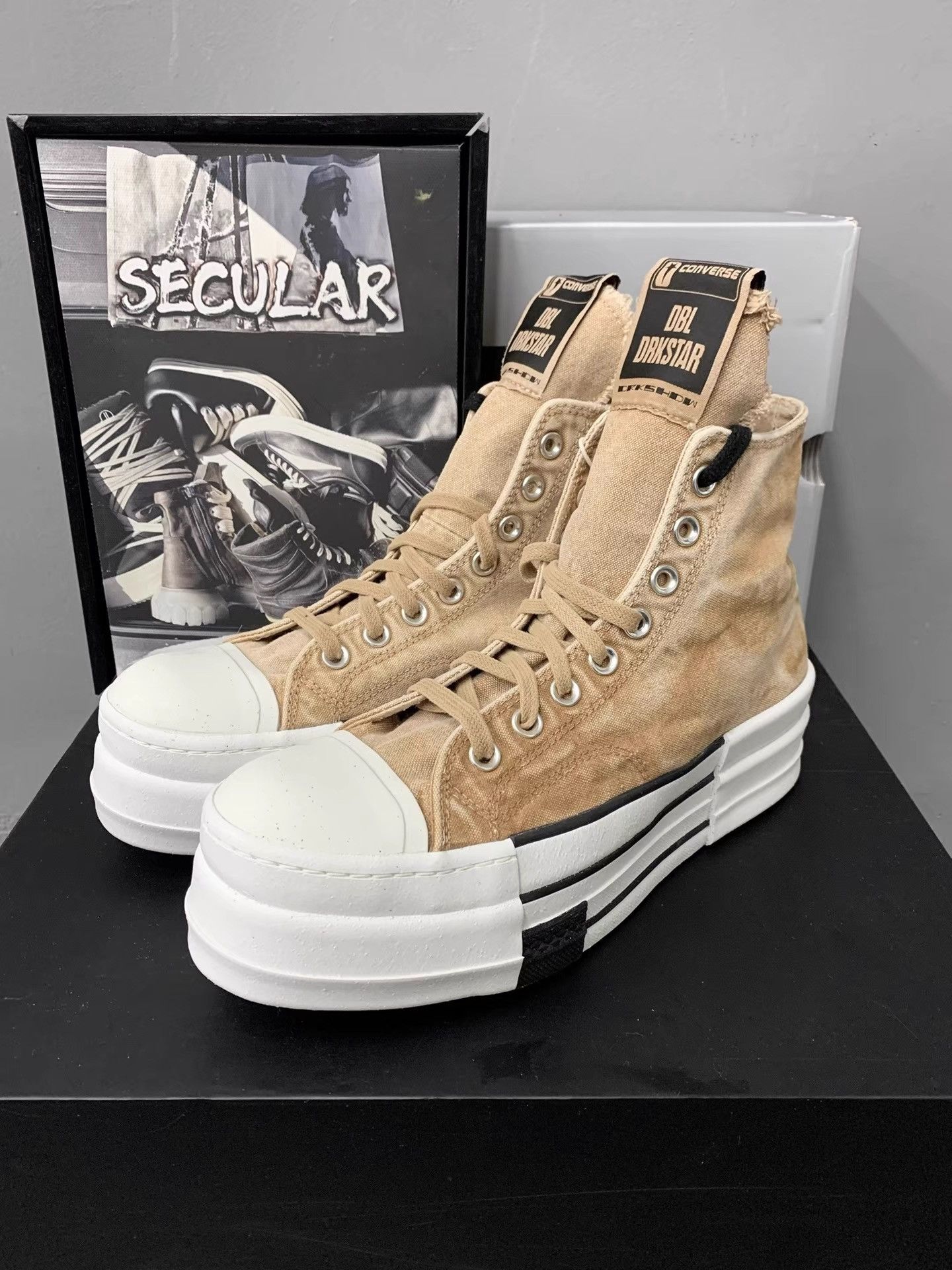Rick Owens Rick Owens Converse Co-branded Thick Sole Converse K34 Size US 7 / EU 40 - 4 Thumbnail