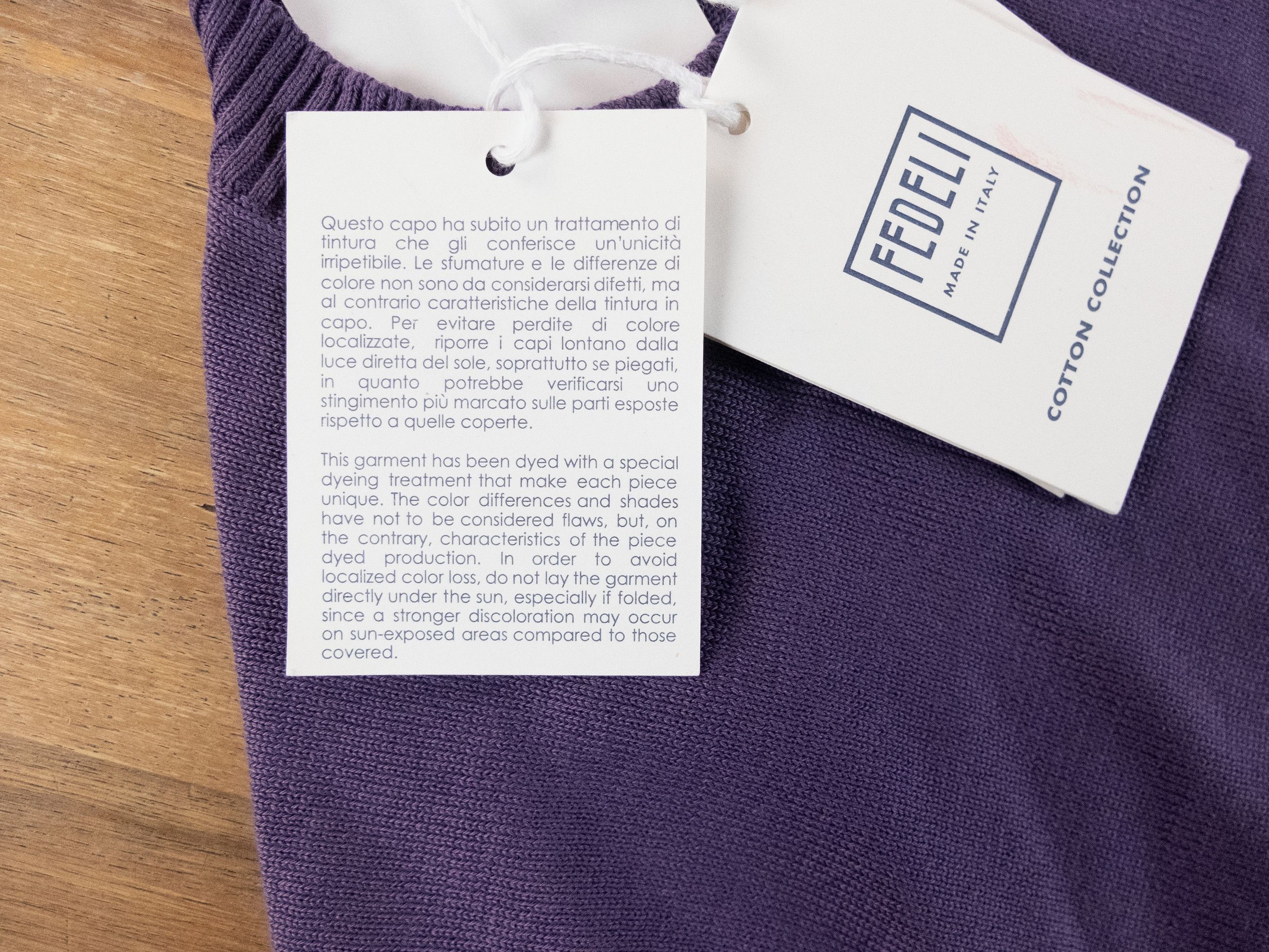 Fedeli FEDELI Italy purple knit cotton crewneck sweater XXL q Size US XXL / EU 58 / 5 - 3 Thumbnail