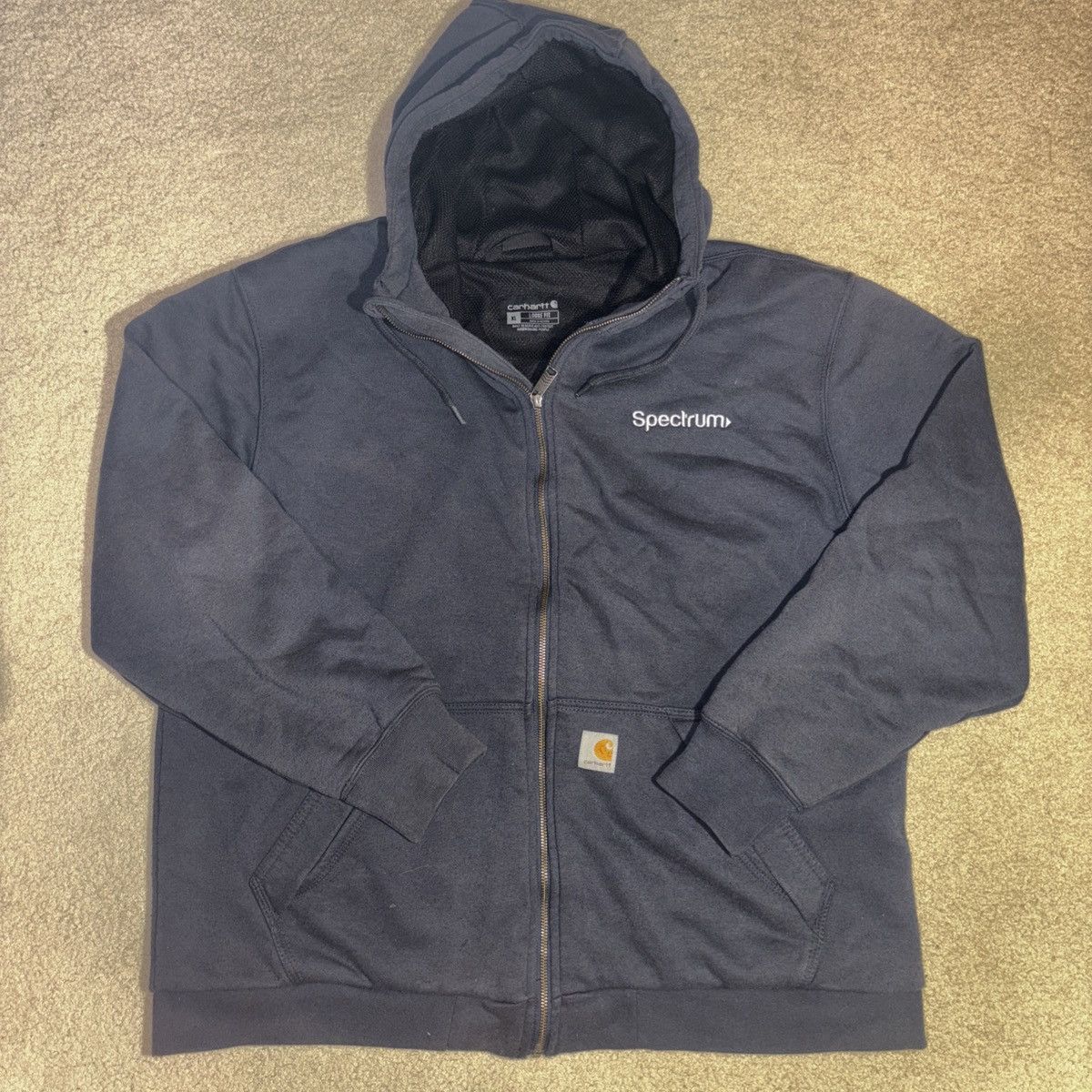 Carhartt × Vintage Carhartt Loose Fit Hoodie Men's XL Full Zip Sweatshirt Size US XL / EU 56 / 4 - 1 Thumbnail