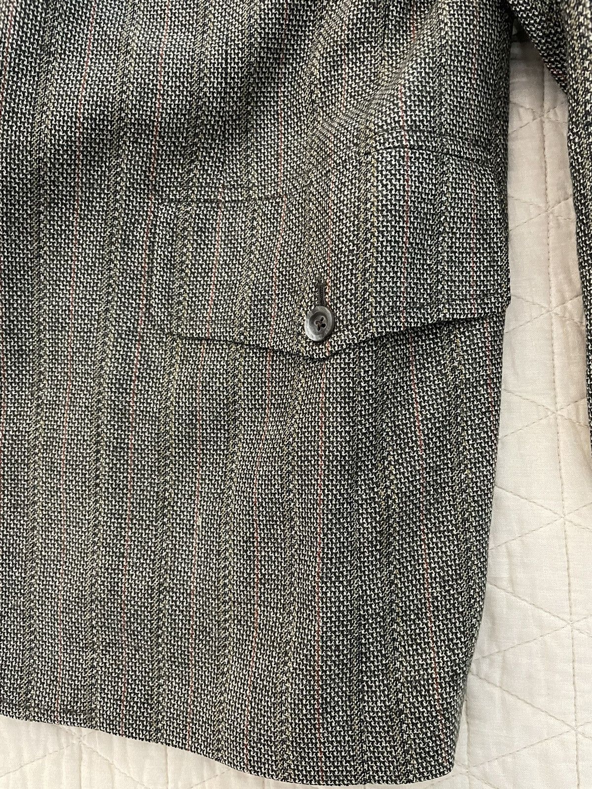 Hart Schaffner Marx × Vintage Vintage Flap Button Pocket Tweed Jacket Size 42R - 2 Thumbnail