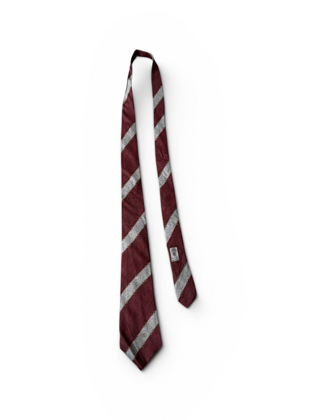Gucci Gucci GG Horsebit silk tie Size ONE SIZE - 1 Thumbnail