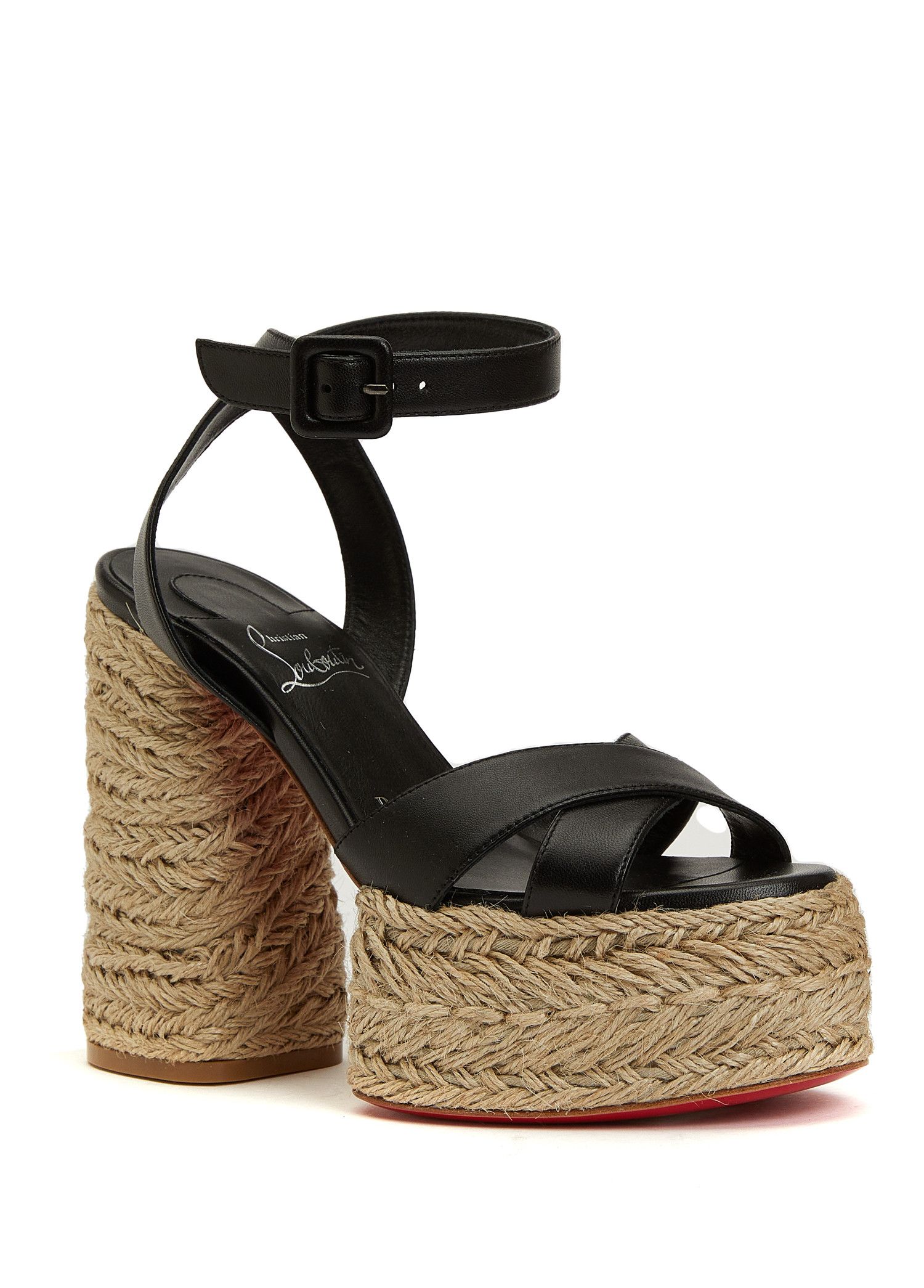 Christian Louboutin o1s1wg110924 Heeled Sandals in Black Size US 10 / IT 40 - 4 Thumbnail