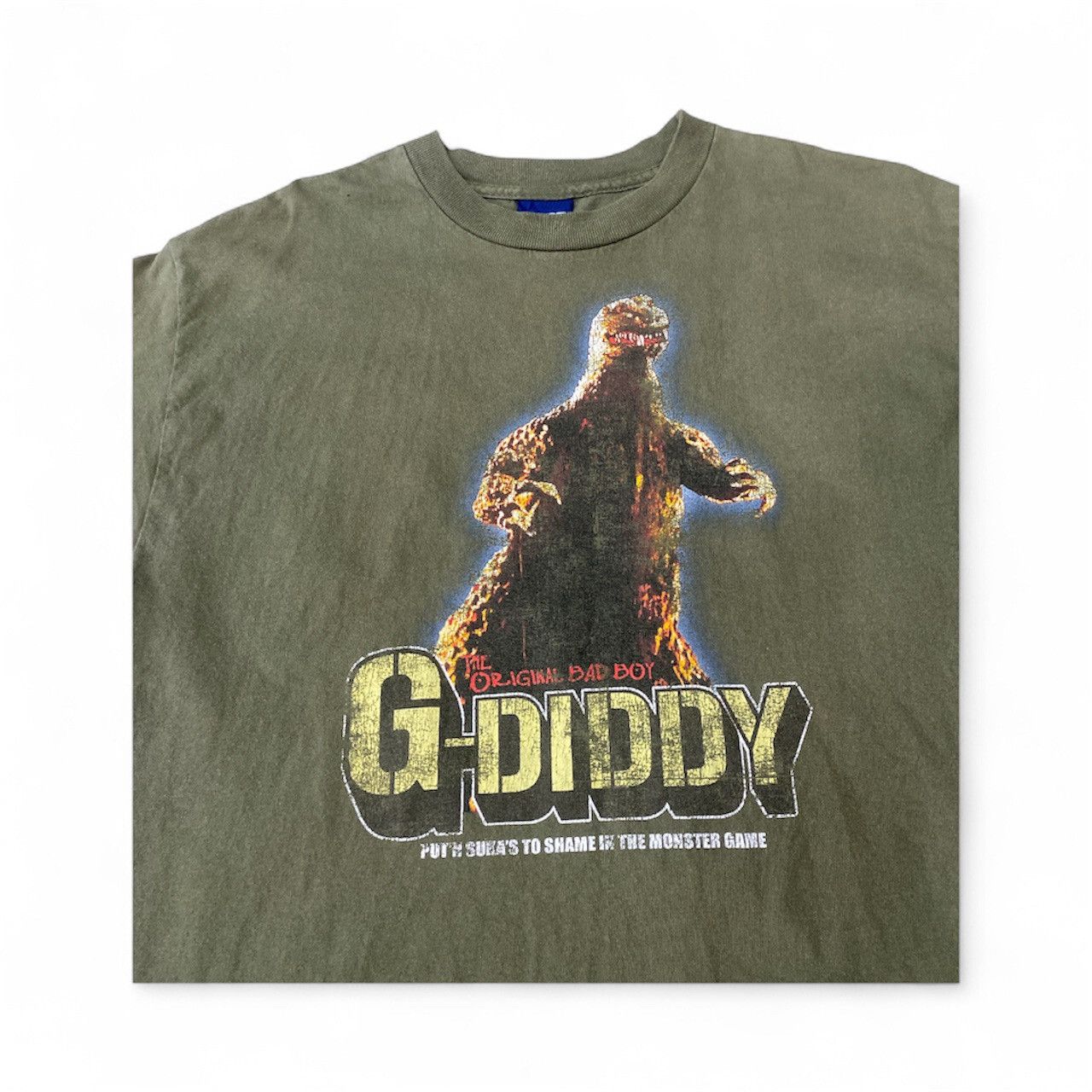 Vintage Vintage G-Diddy Godzilla the bad boy Tee Shirt Size US M / EU 48-50 / 2 - 2 Thumbnail