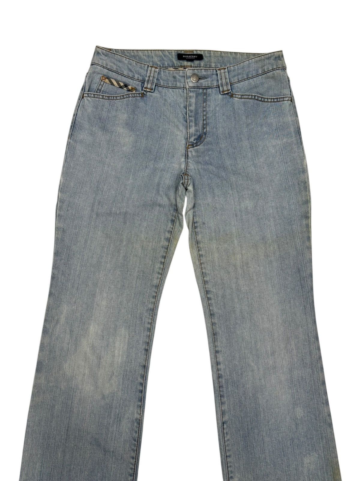 Burberry Burberry Light Acid Wash Bootcut Jeans Size 30" / US 8 / IT 44 - 5 Thumbnail