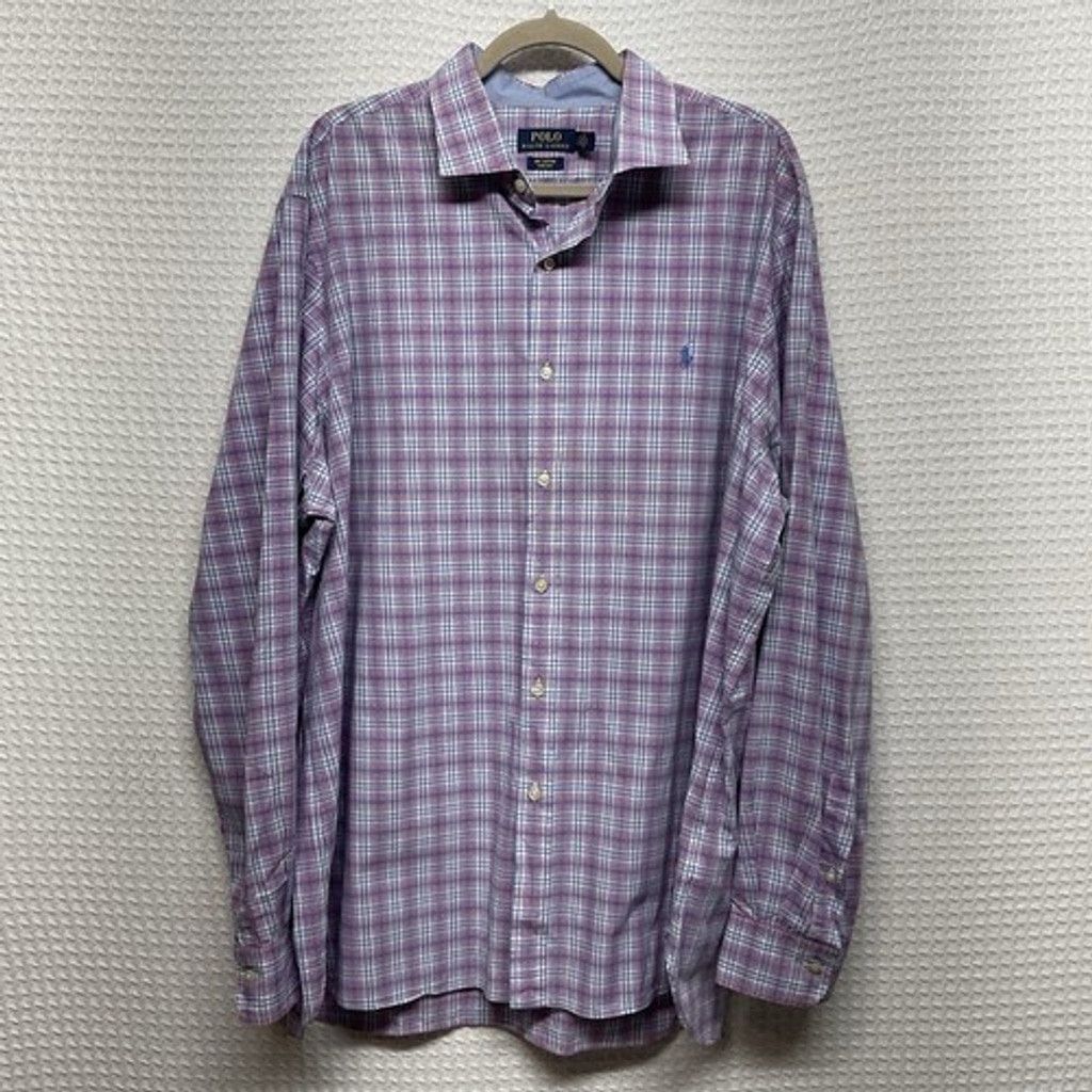 Ralph Lauren Polo Ralph Lauren Check Long Sleeve Button Up Shirt Men 2XL Size US XXL / EU 58 / 5 - 9 Thumbnail