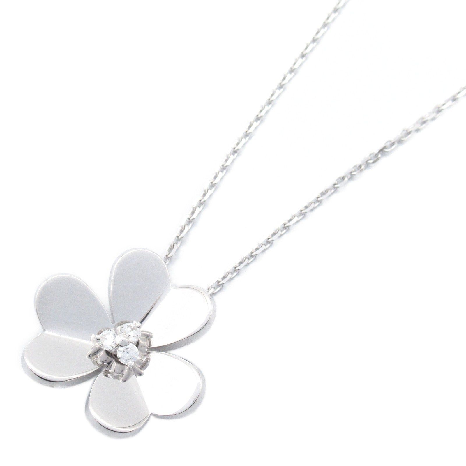Van Cleef & Arpels Van Cleef Arpels Frivole Large Diamond Necklace K18Wg (White Gold) Clear Size ONE SIZE - 1 Thumbnail