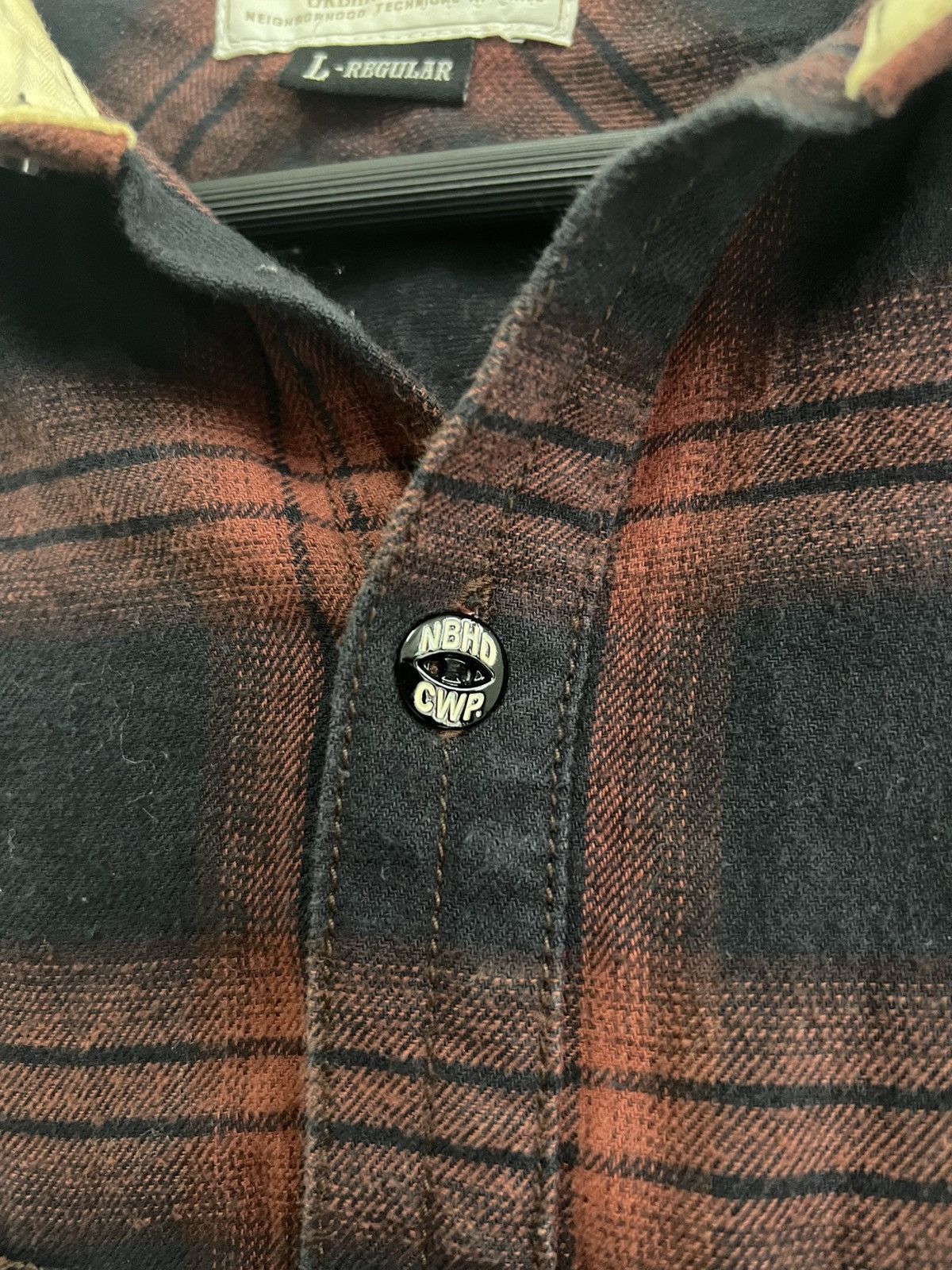 Garment Reproduction of Workers × Neighborhood AW12 Neighborhood Tech Beauty Plaid Nel Checked Flannel Jkt Size US L / EU 52-54 / 3 - 8 Thumbnail