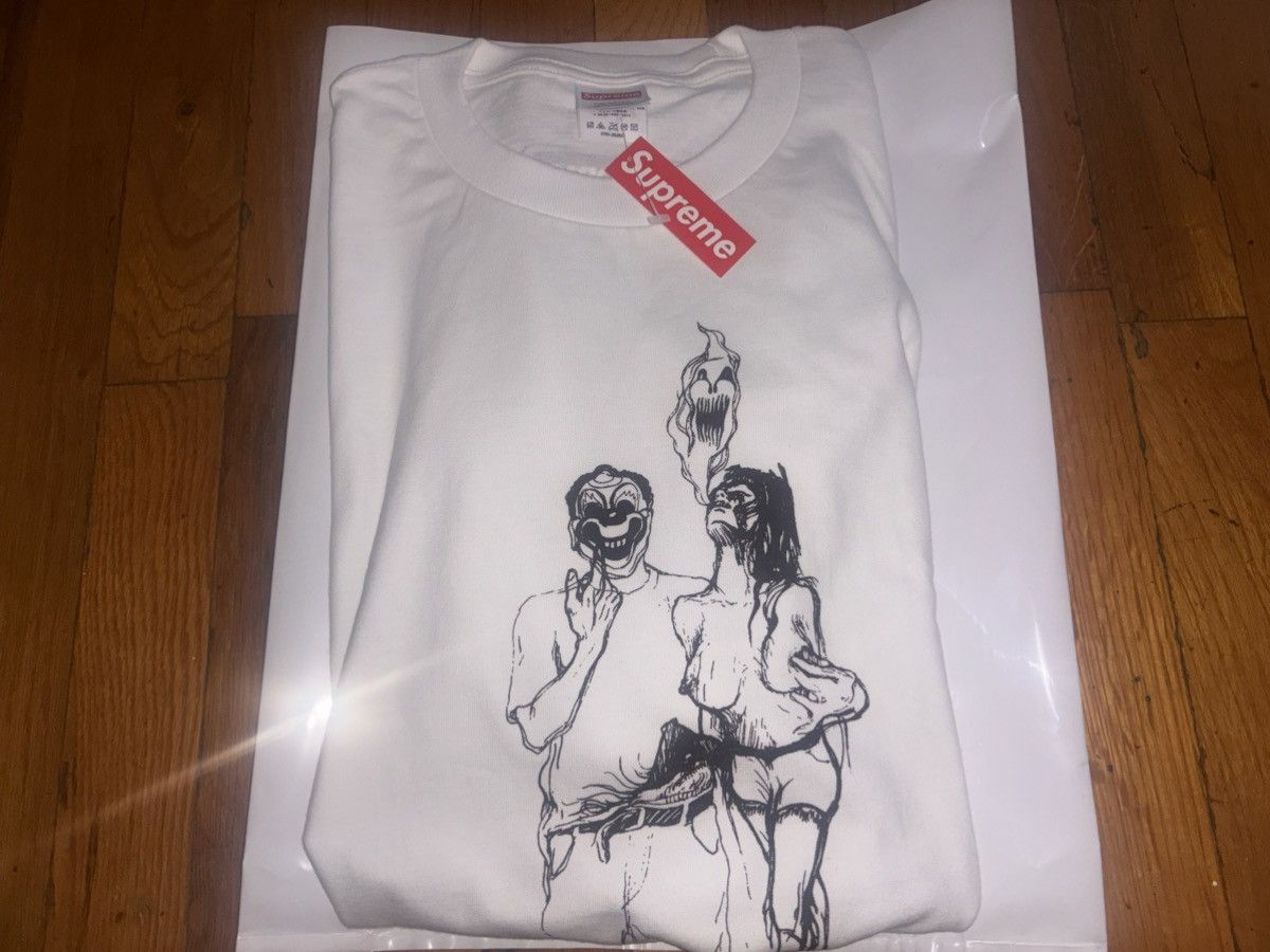 Supreme Supreme/SALEM Tee White Size Large SS26 Brand New | Grailed