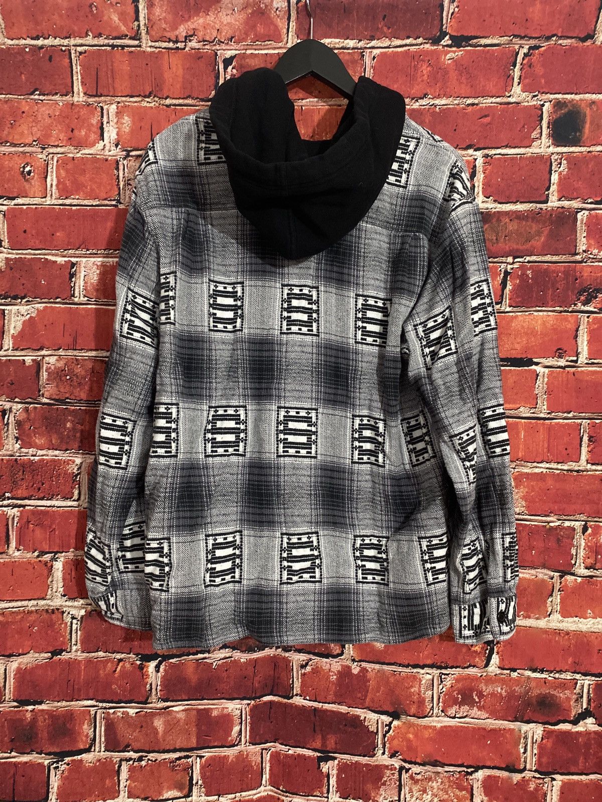 Supreme Supreme Hooded Shadow Plaid Shirt Size US S / EU 44-46 / 1 - 5 Thumbnail