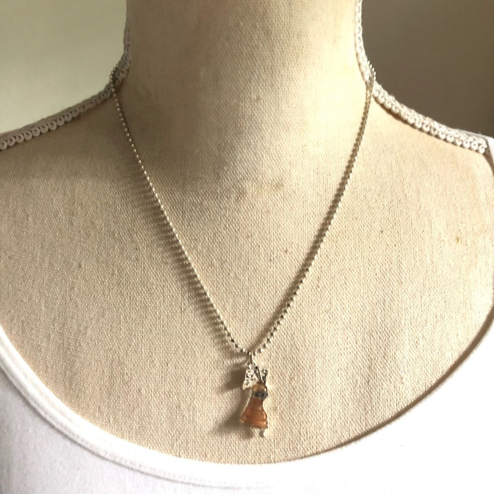 Jewelry Cool Jewels liberty bell pendant on chain necklace Size ONE SIZE - 2 Thumbnail