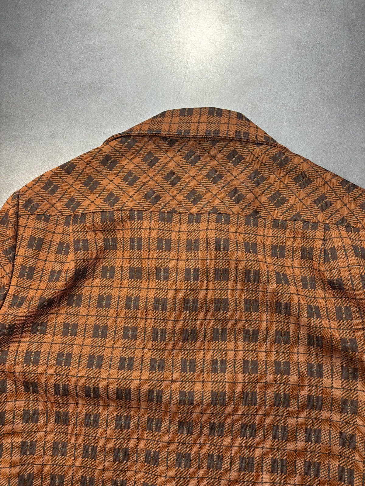 Original Penguin × Sears × Vintage 1970s Polyester Button Up Vintage Munsingwear Plaid Jacket Size US M / EU 48-50 / 2 - 10 Thumbnail