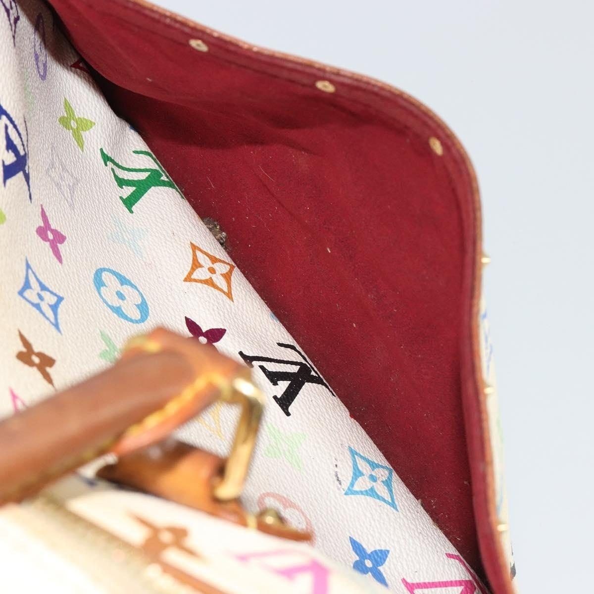Louis Vuitton Louis Vuitton Monogram Multicolor Trouville Handbag White Size ONE SIZE - 15 Thumbnail