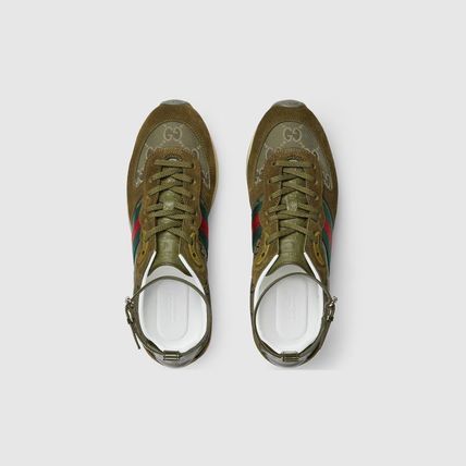 Gucci oc11z0126 Women's Gucci Re-Motion Sneakers in Multicolor Size US 12 / IT 42 - 4 Thumbnail