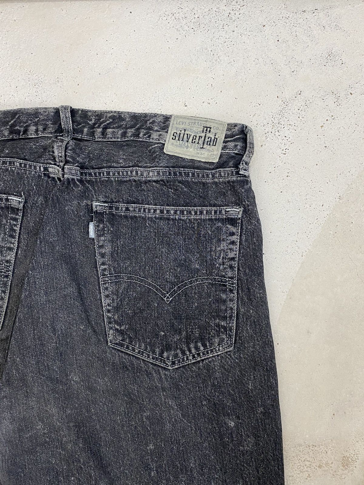 Levi's 90s Levis Silver Tab Baggy Grey Washed Tapered Legs Size US 36 / EU 52 - 8 Thumbnail