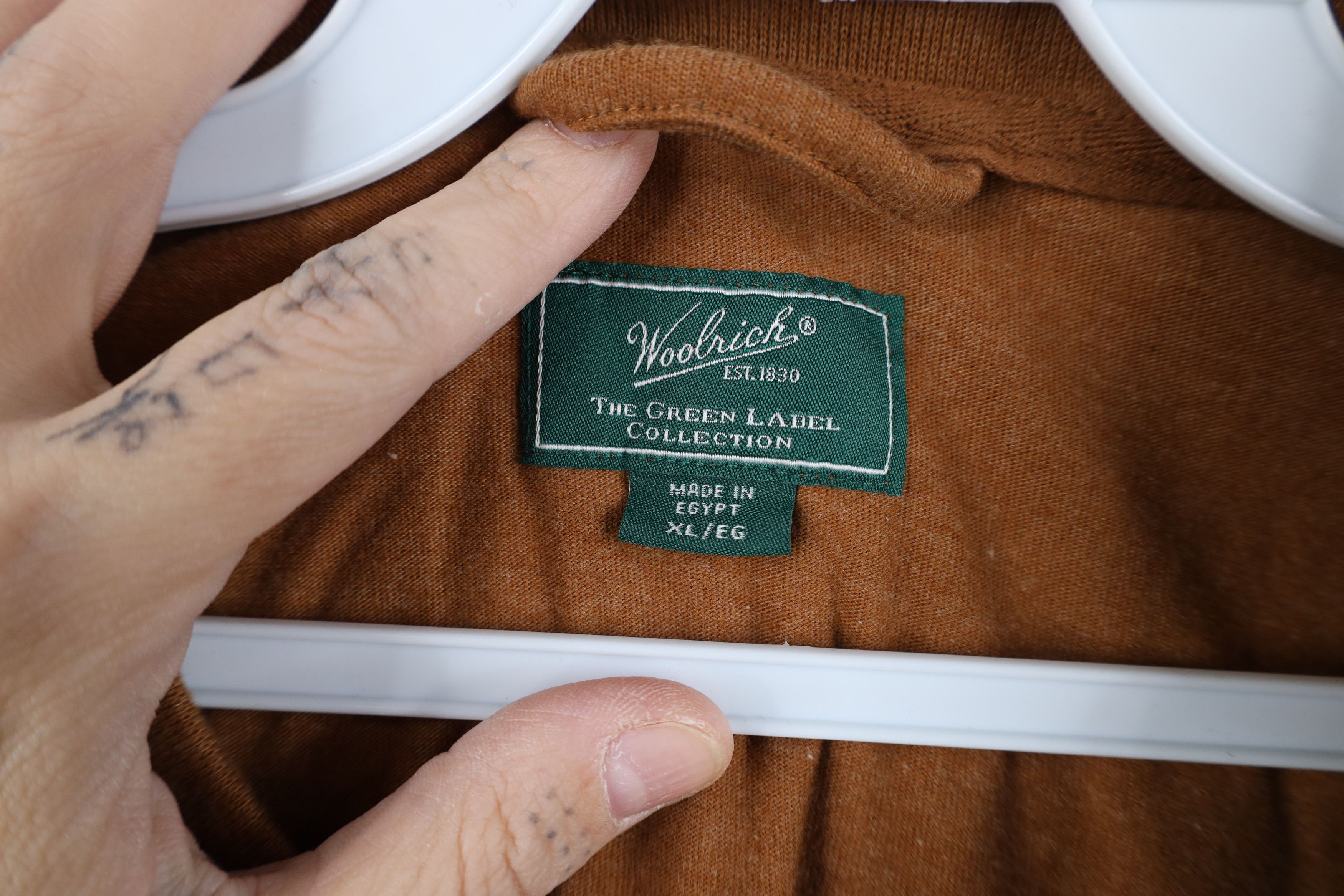 Woolrich Woolen Mills Vintage Woolrich Blank Cotton Long Sleeve Pocket T-Shirt Size US XL / EU 56 / 4 - 8 Thumbnail