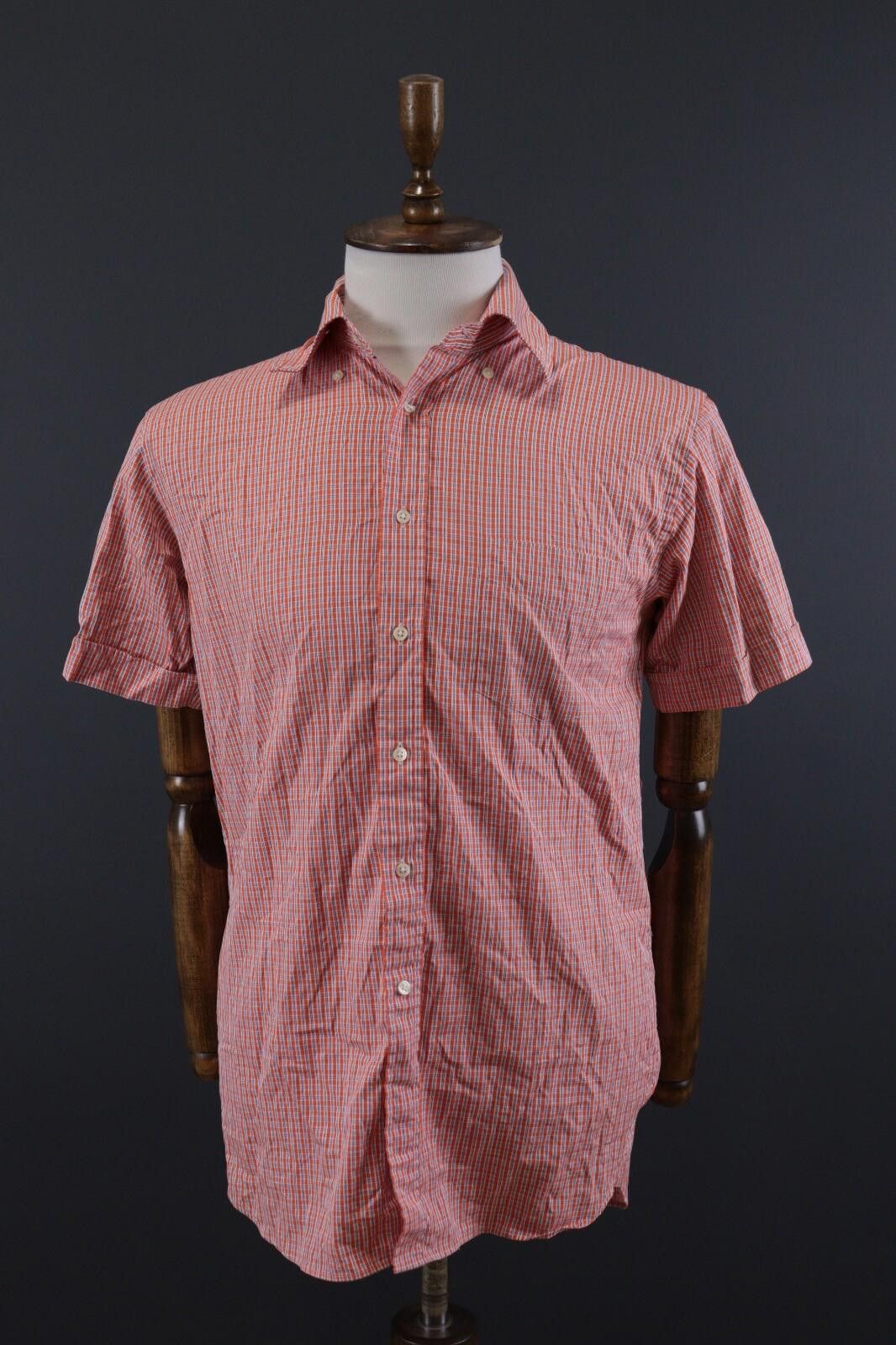 Designer Hackett London Red Oxford Classic Shirt Size M Size US M / EU 48-50 / 2 - 1 Thumbnail