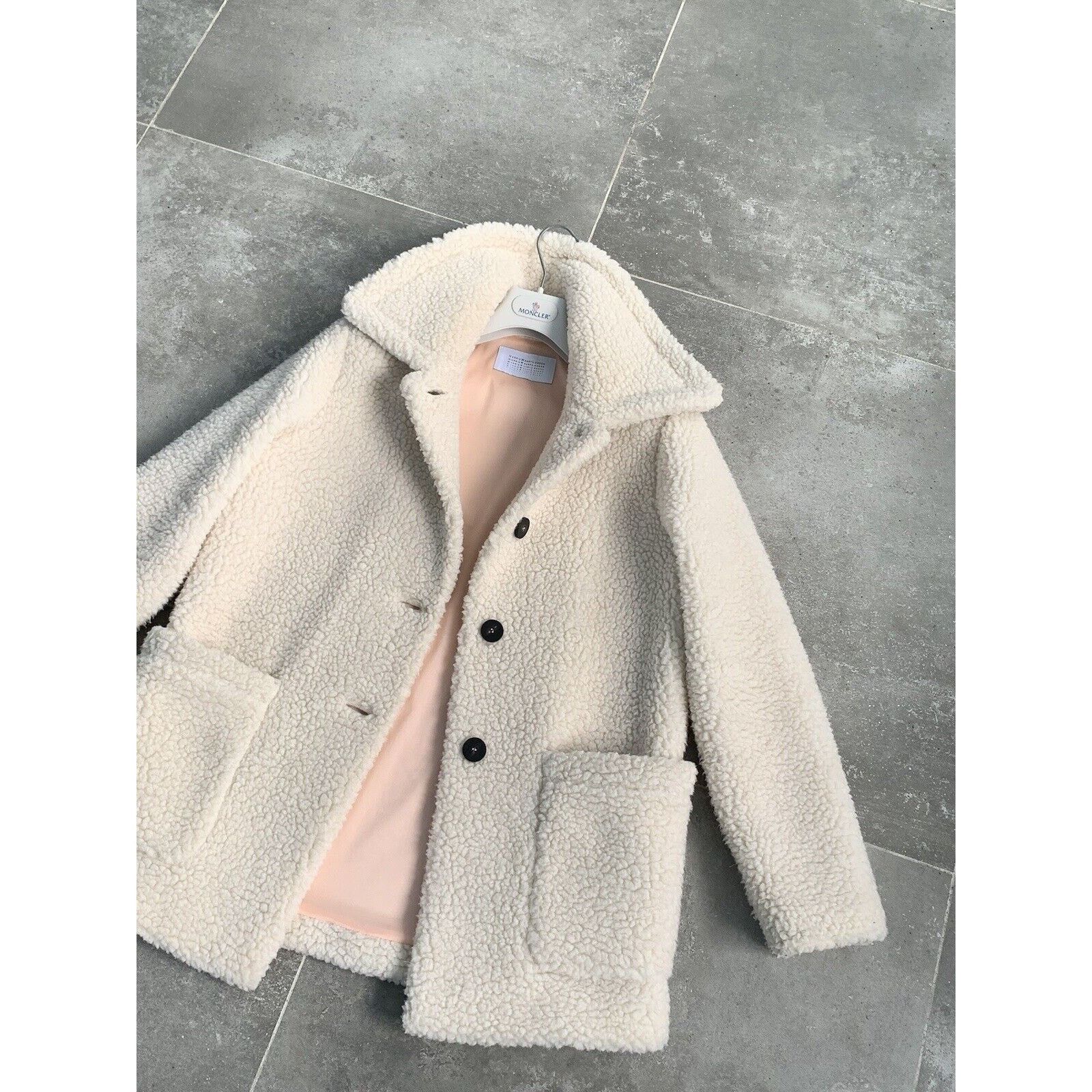Designer × Harris Wharf London Women's HARRIS WHARF Teddy Trench Coat Jacket IT 40 EU 36 S Size S / US 4 / IT 40 - 5 Thumbnail