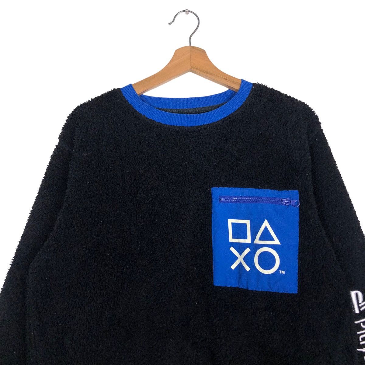 Japanese Brand 🔥Vintage Sweatshirt Fleece Playstation Japan Big Logo Size US L / EU 52-54 / 3 - 3 Thumbnail