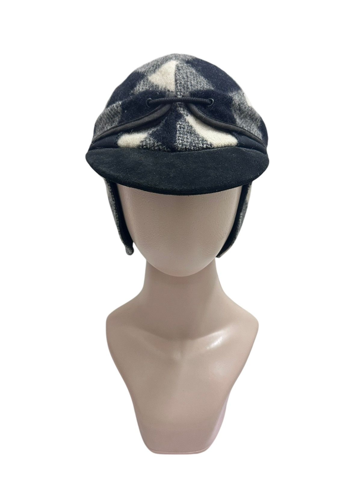 Vintage × Woolrich Woolen Mills RARE ‼️ Woolrich Woolen Mills Checked Ear Flaps Cap Size ONE SIZE - 3 Thumbnail