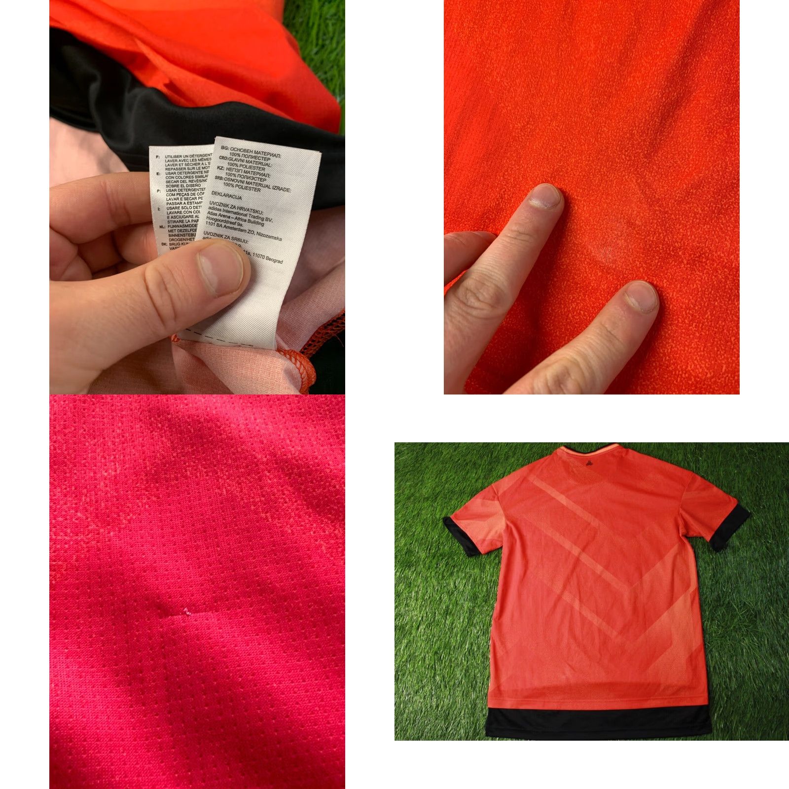 Adidas ADIDAS Tango PERFORMANCE ORIGINAL 2017 FOOTBALL SHIRT JERSEY L Orange, Peach and Black Mens Football Shirt 2017 Tango Century 2017 Size US L / EU 52-54 / 3 - 8 Thumbnail