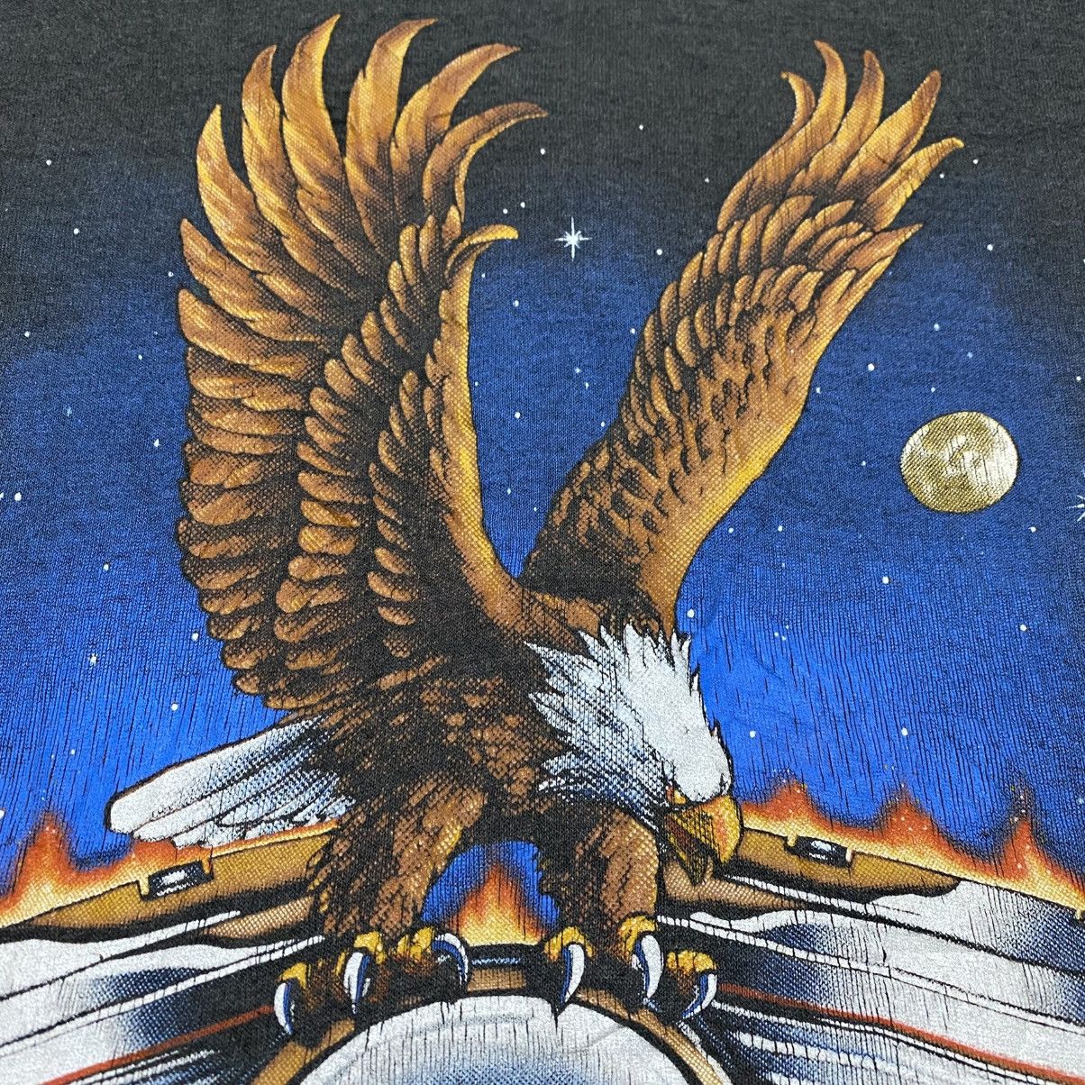 Harley Davidson Rare‼️🔥Vintage 3D Emblem Harley Davidson Eagle Engine T-Shirt Size US M / EU 48-50 / 2 - 9 Thumbnail